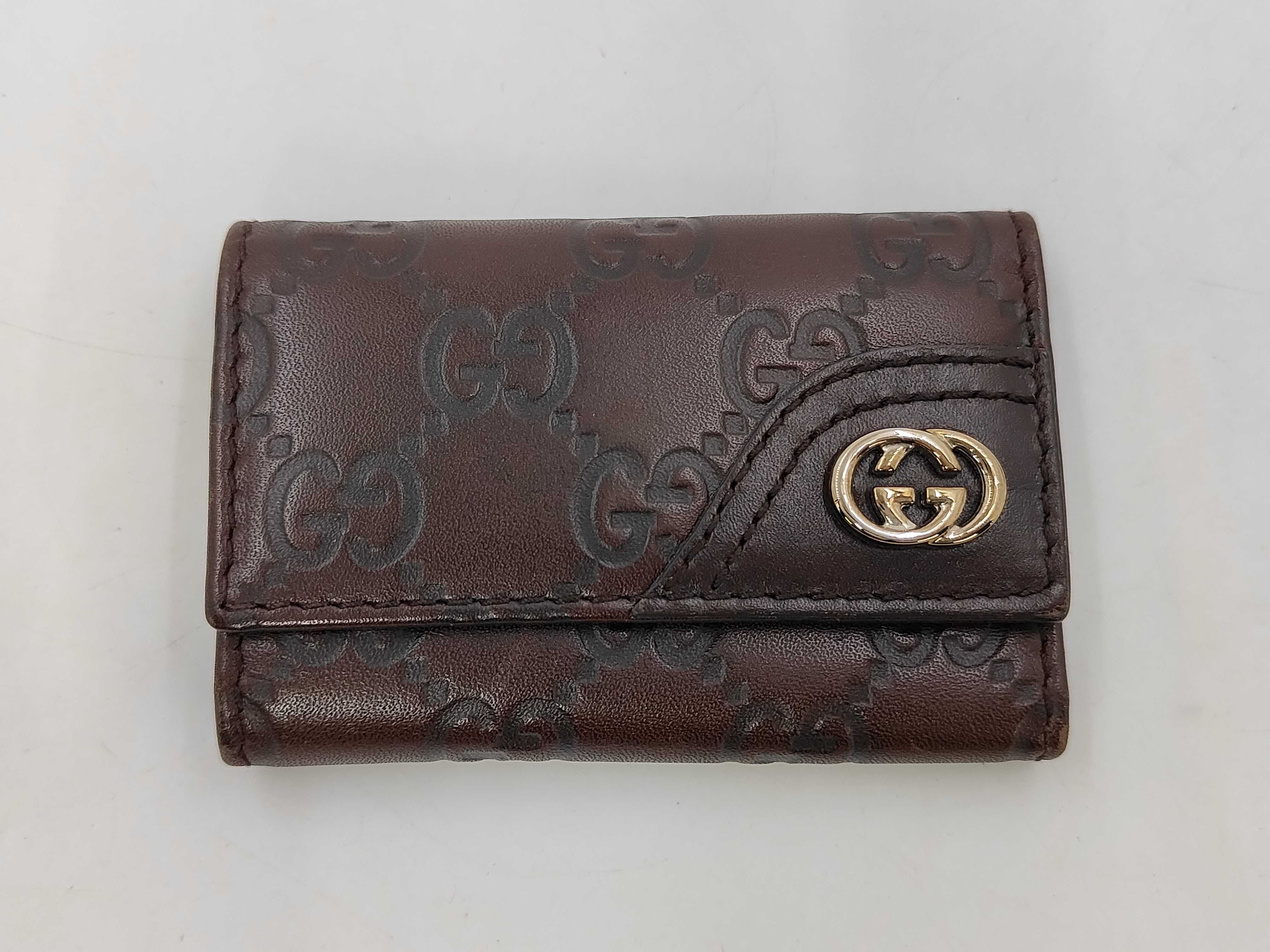 Key Case Guccissima Double G Key Case