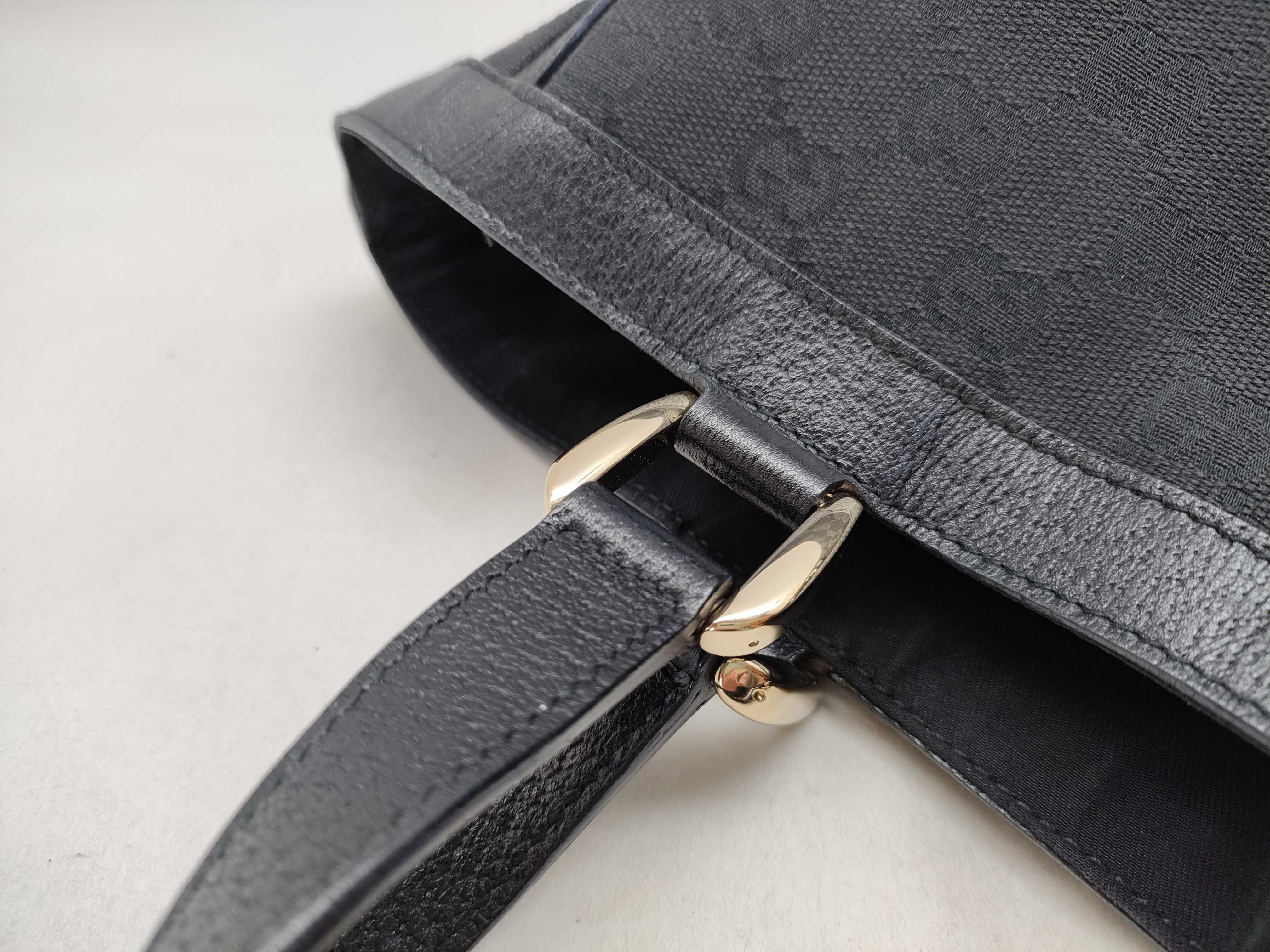 GG Canvas Handbag, Abbey Black — view 5