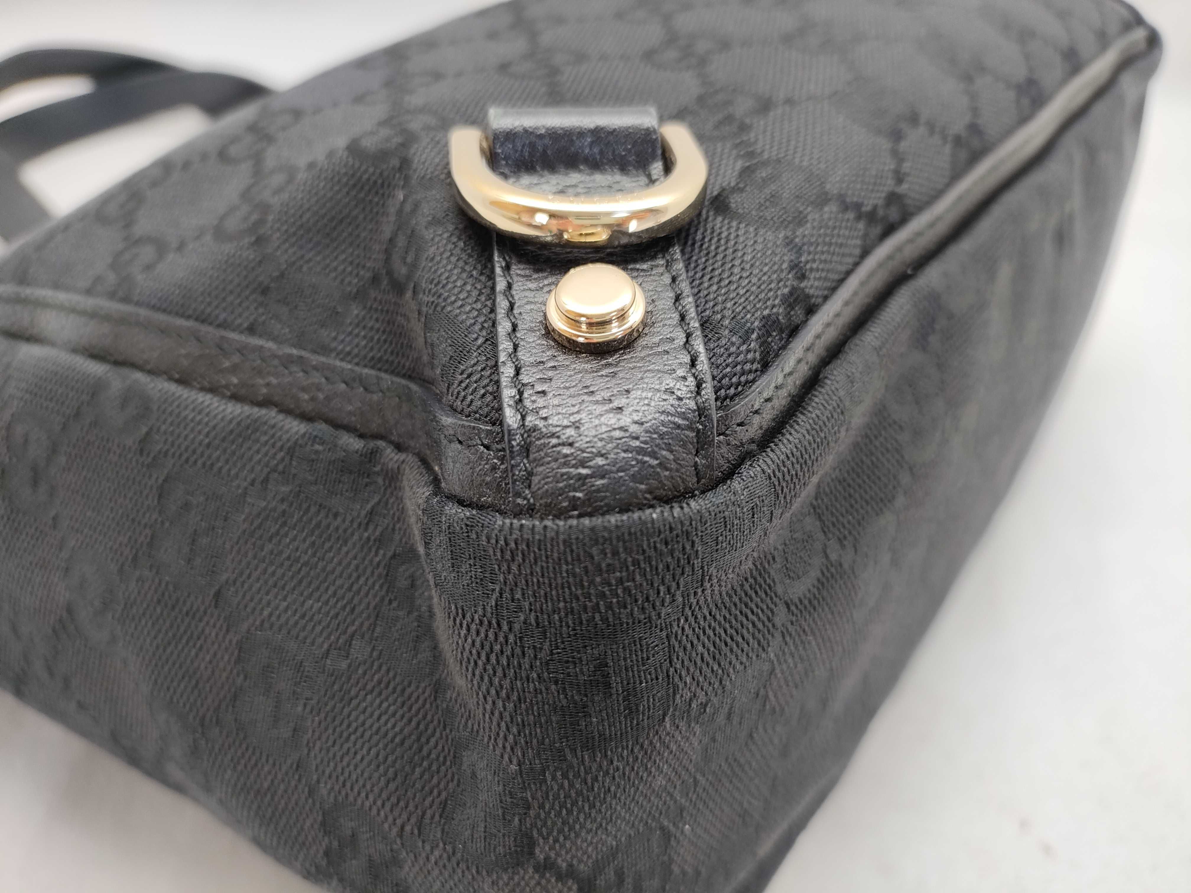 GG Canvas Handbag, Abbey Black — view 6