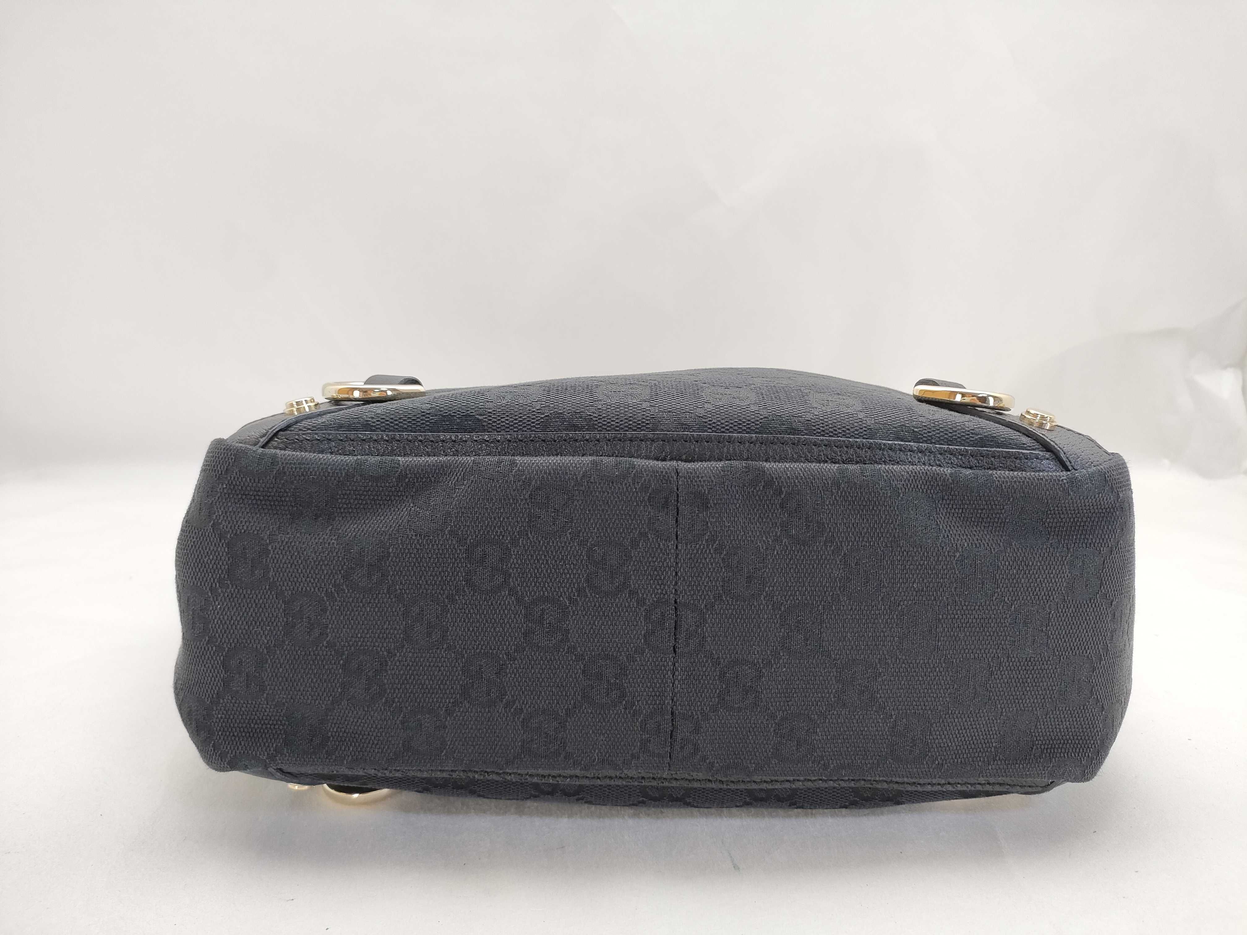 GG Canvas Handbag, Abbey Black — view 7