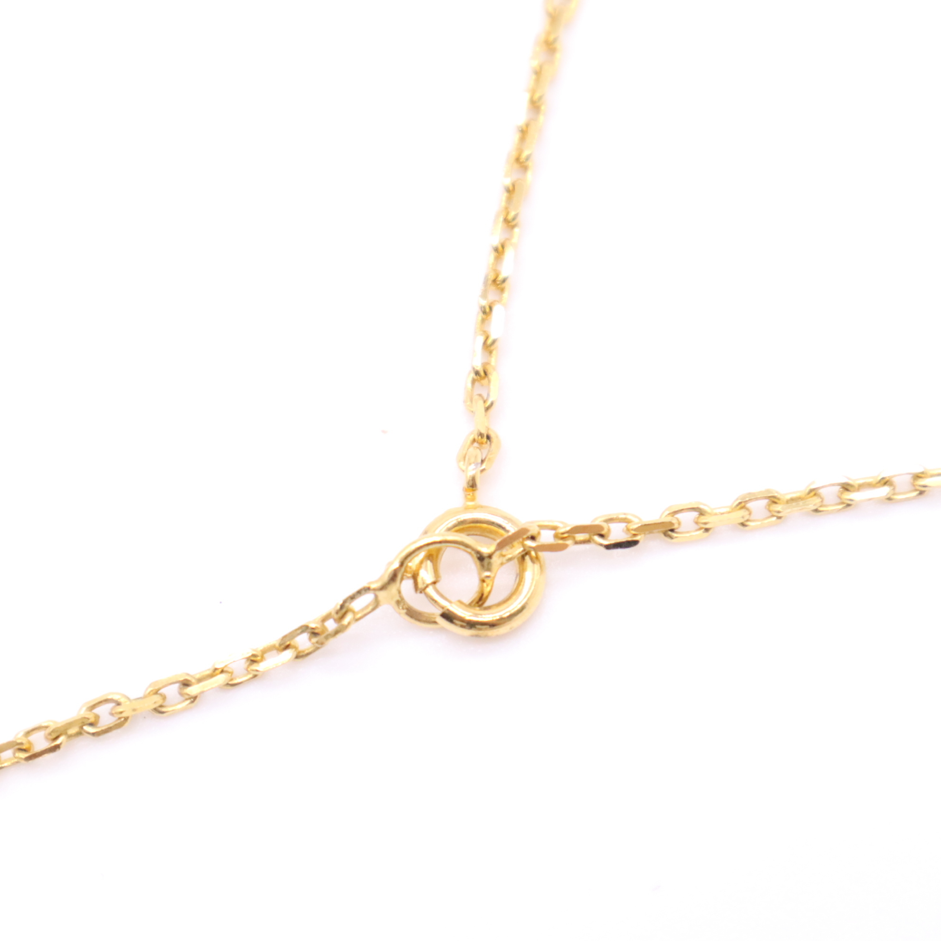 GP x Rhinestone Logo Plate Necklace — view 2