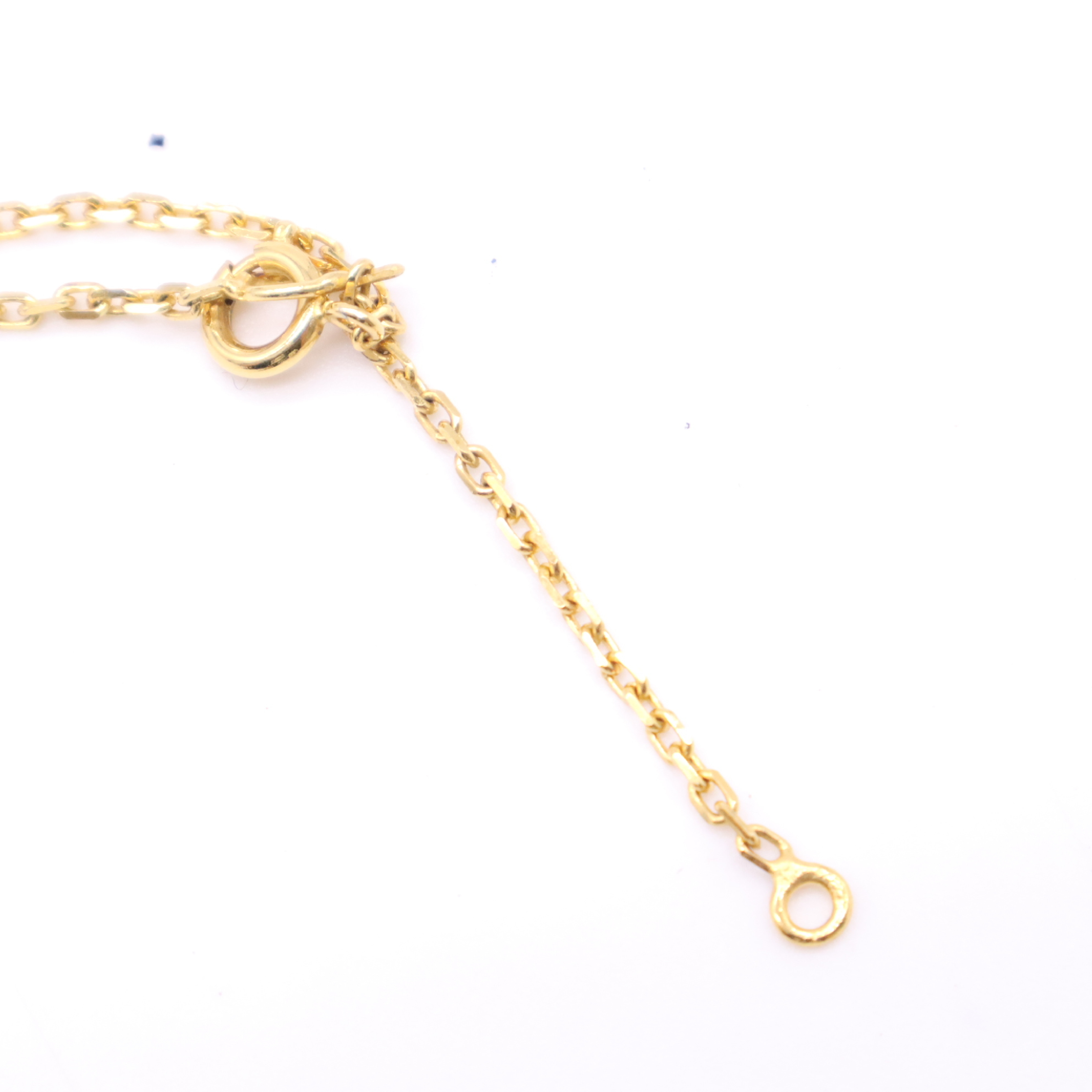 GP x Rhinestone Logo Plate Necklace — view 6