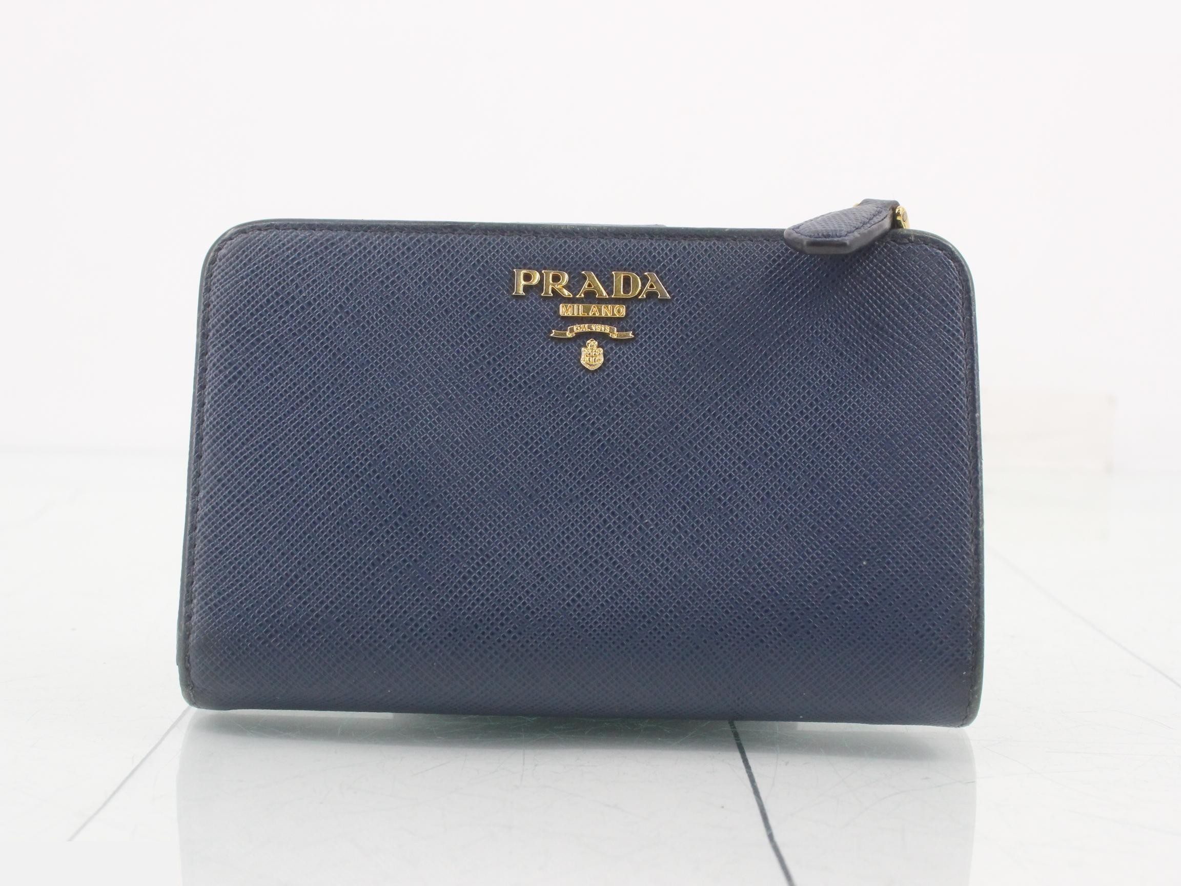 Saffiano folding wallet