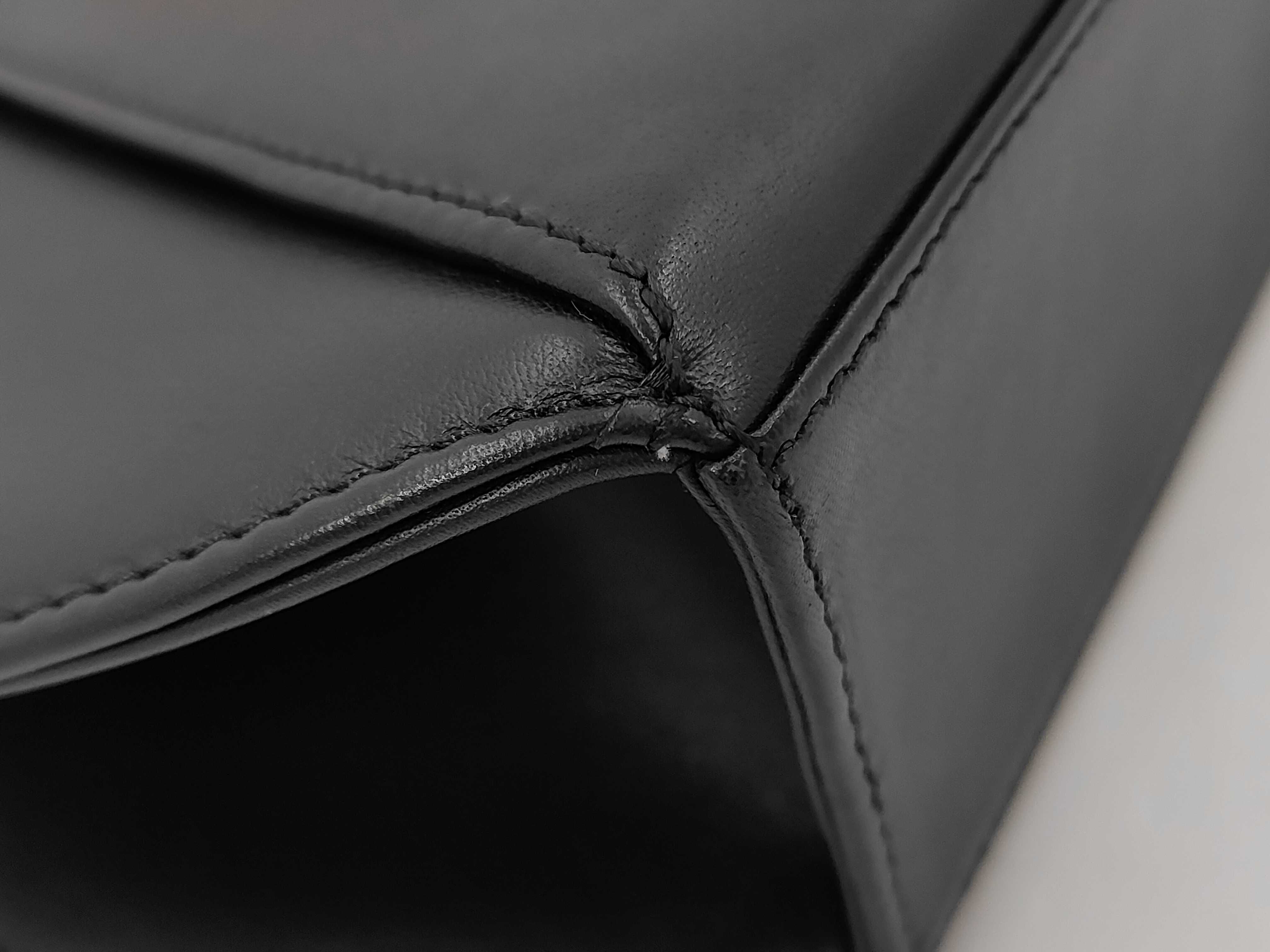 Panthère Leather Handbag, Black, with Authenticity Card. — view 3