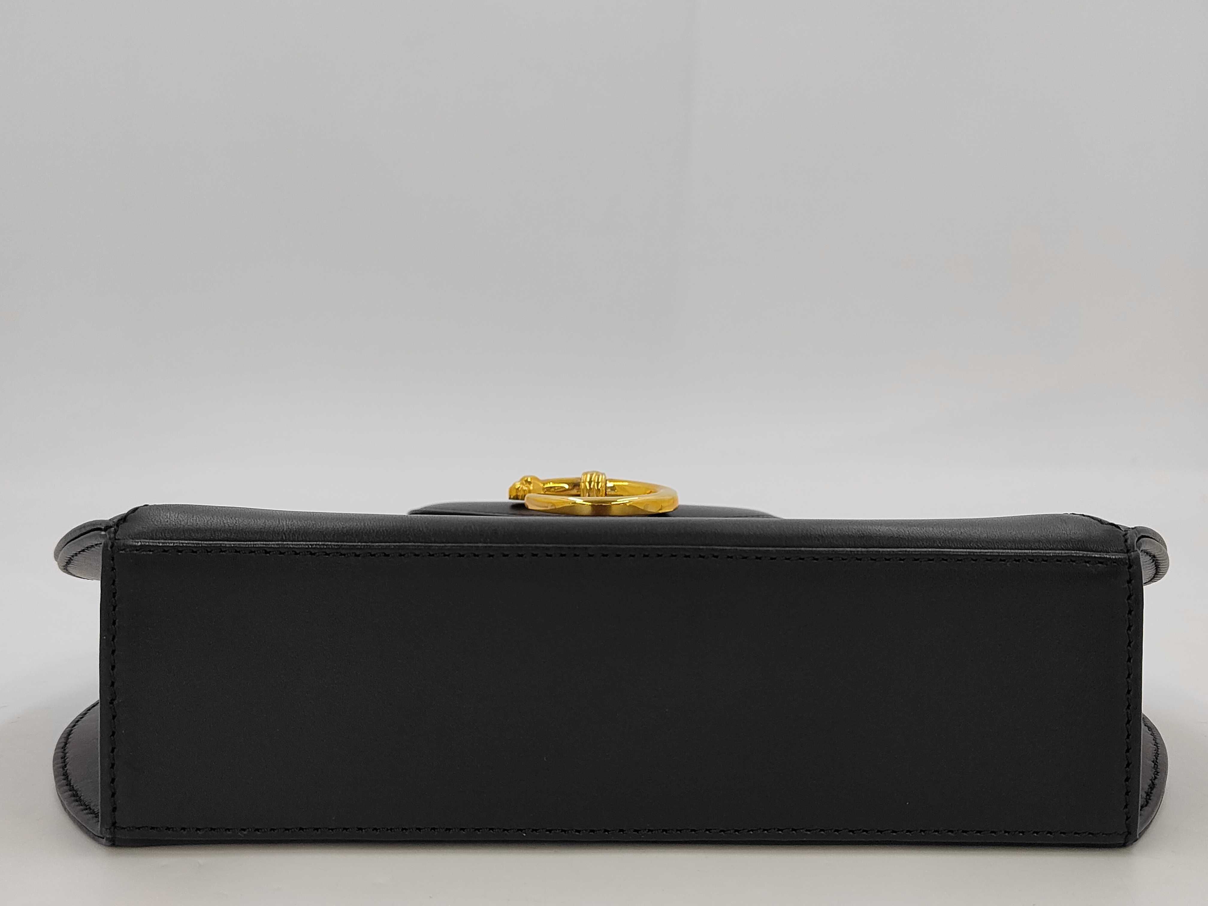 Panthère Leather Handbag, Black, with Authenticity Card. — view 4
