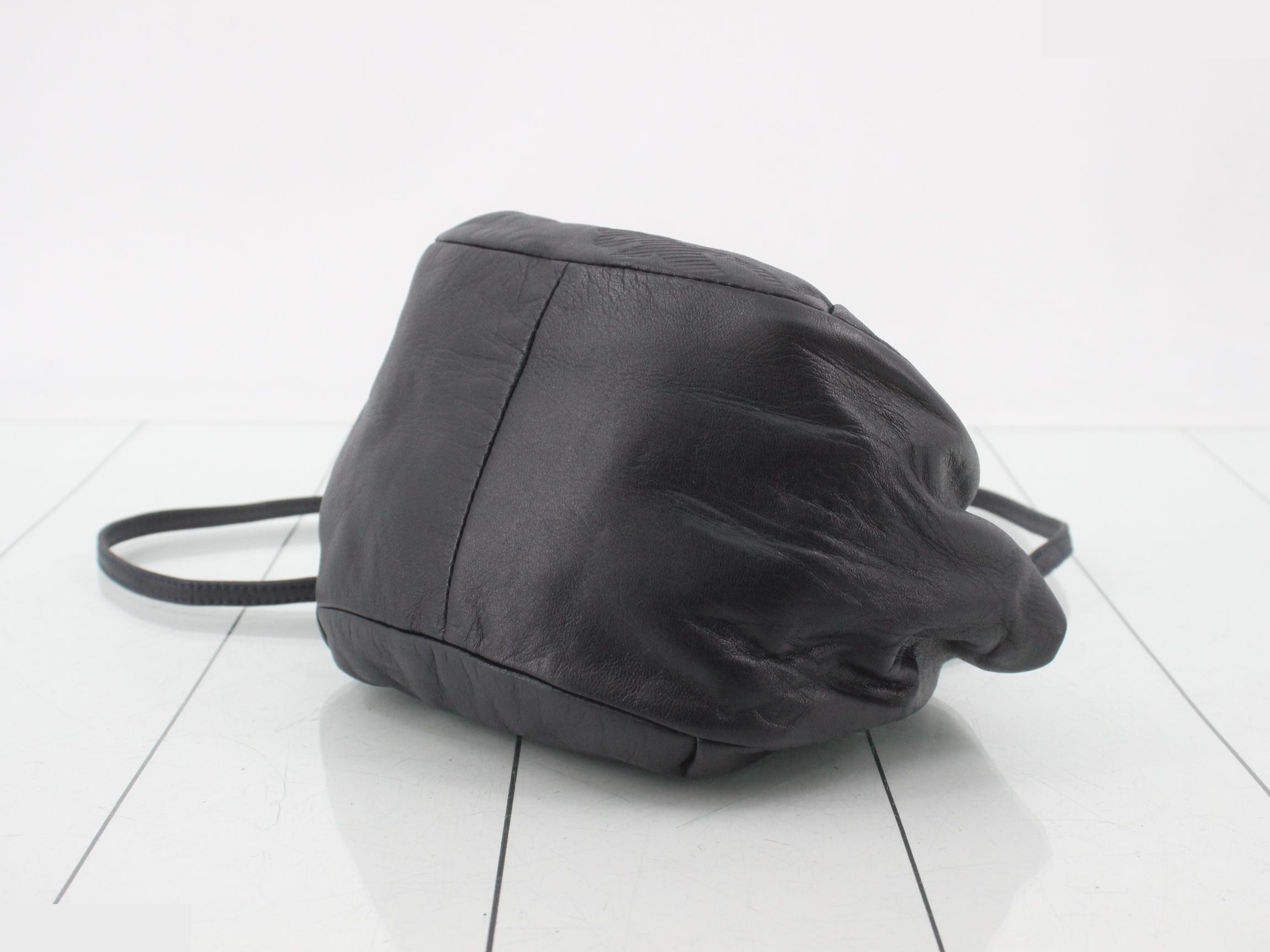 Anagram Shoulder Bag, Dark Blue — view 6