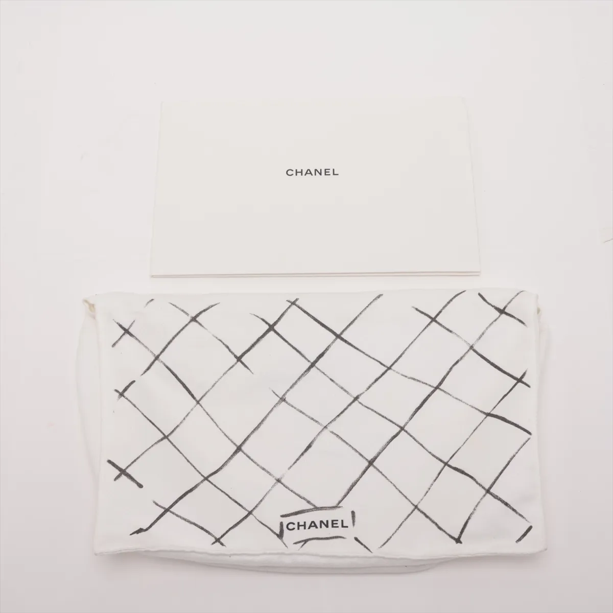 [Individually packaged] Chanel Matelassé 25 Caviar Skin Double Flap Double Chain Bag, Black with Gold Hardware, 21458428, Serial Number 21, A01112 — view 12