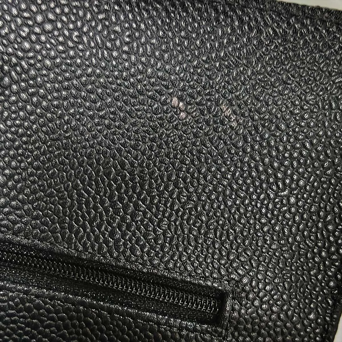 [Individually packaged] Chanel Matelassé 25 Caviar Skin Double Flap Double Chain Bag, Black with Gold Hardware, 21458428, Serial Number 21, A01112 — view 13