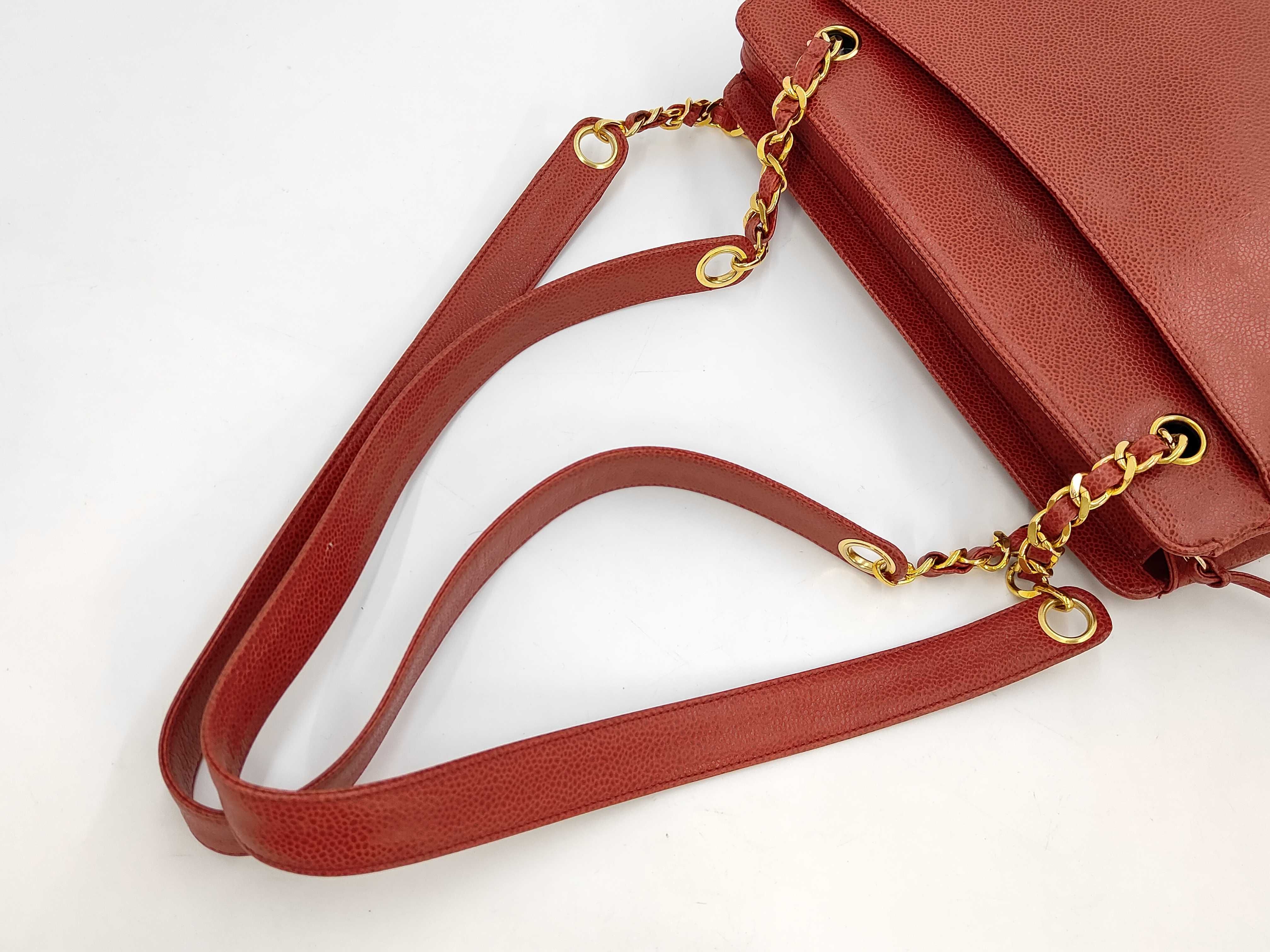 Triple Coco Caviar Shoulder Bag — view 5