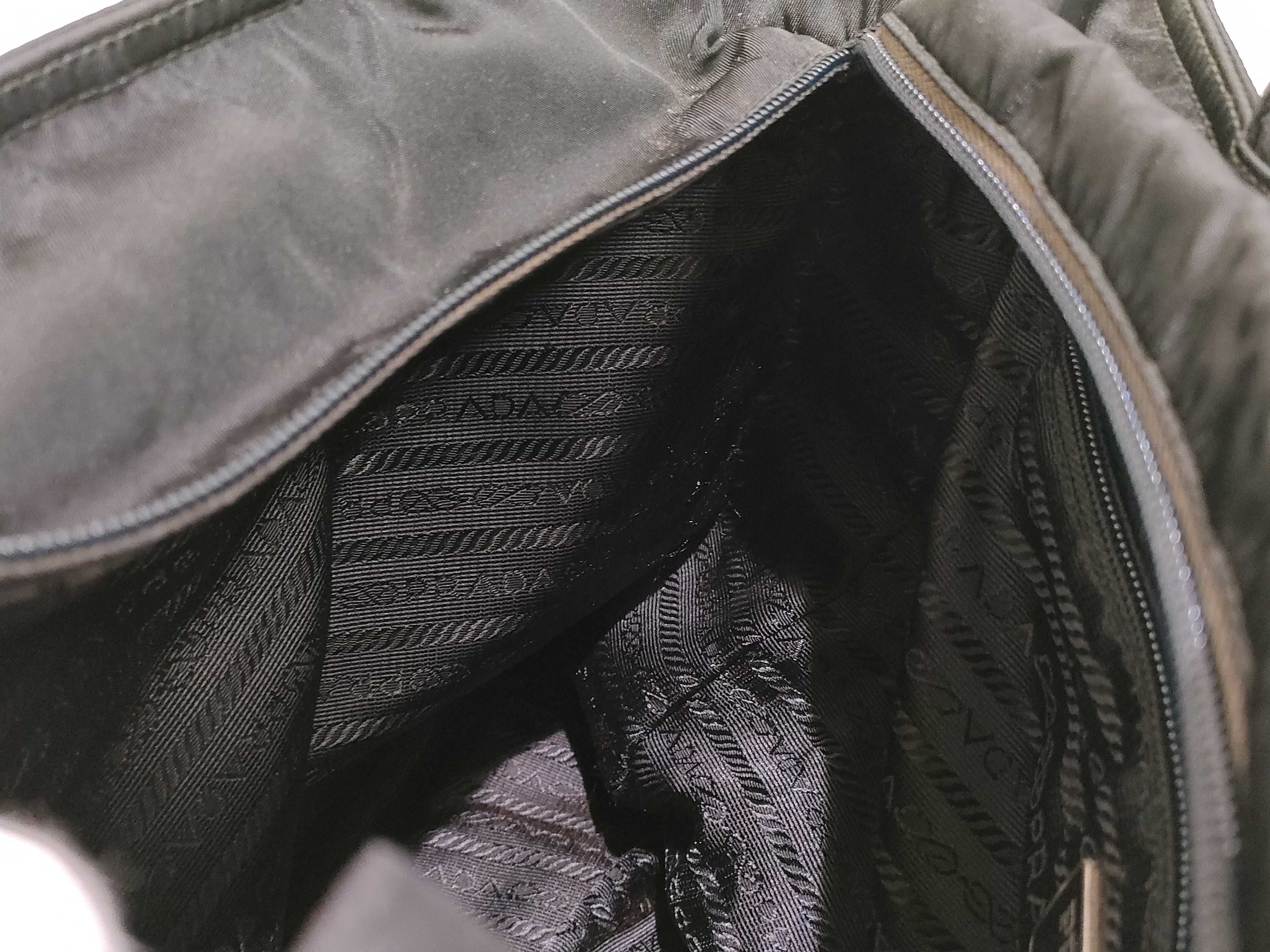 Nylon Prada Triangle Logo Nylon Tote Bag — view 13