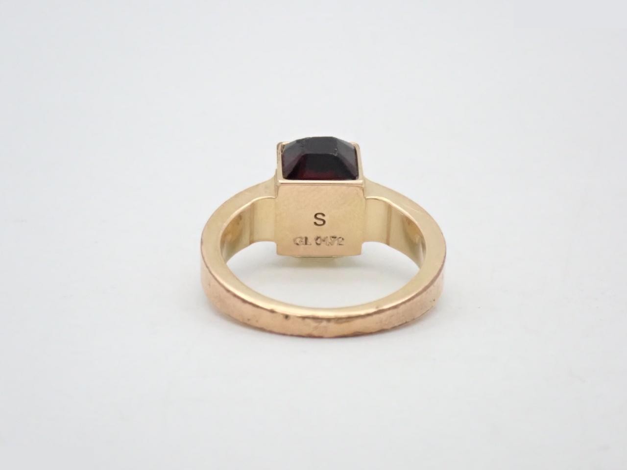 LV Logo Berg Gamble Ring GL0172 Size #8 — view 2