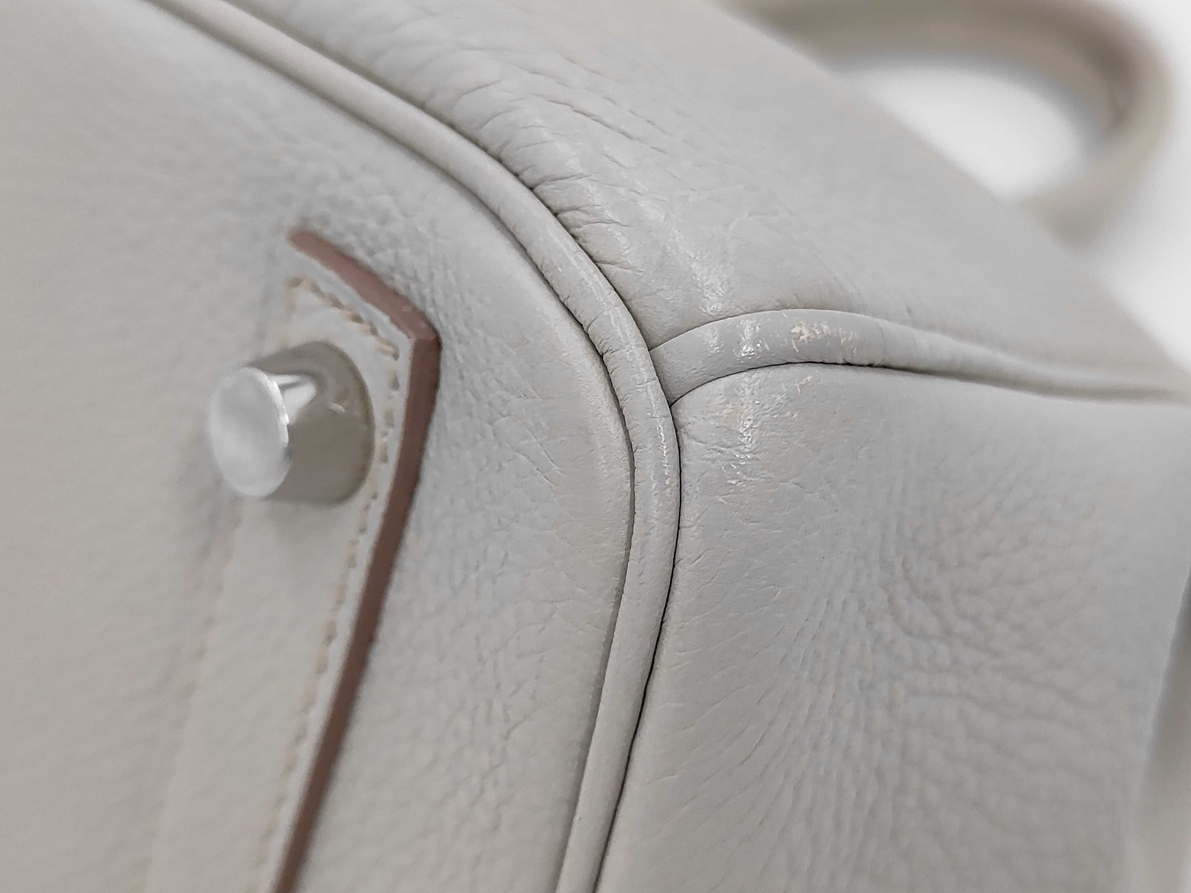 Birkin 30 O stamp Light Gray Handbag — view 7