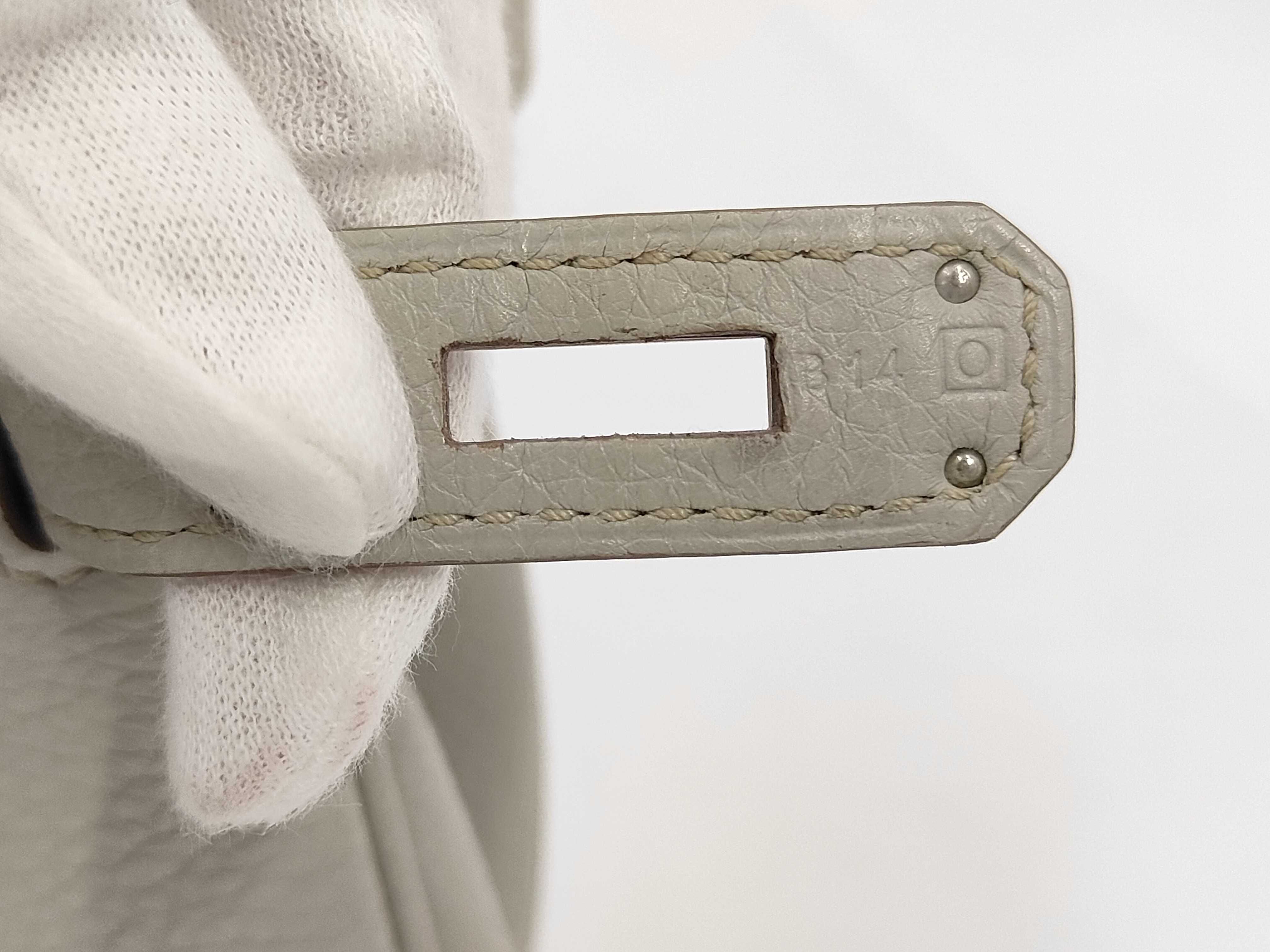 Birkin 30 O stamp Light Gray Handbag — view 10