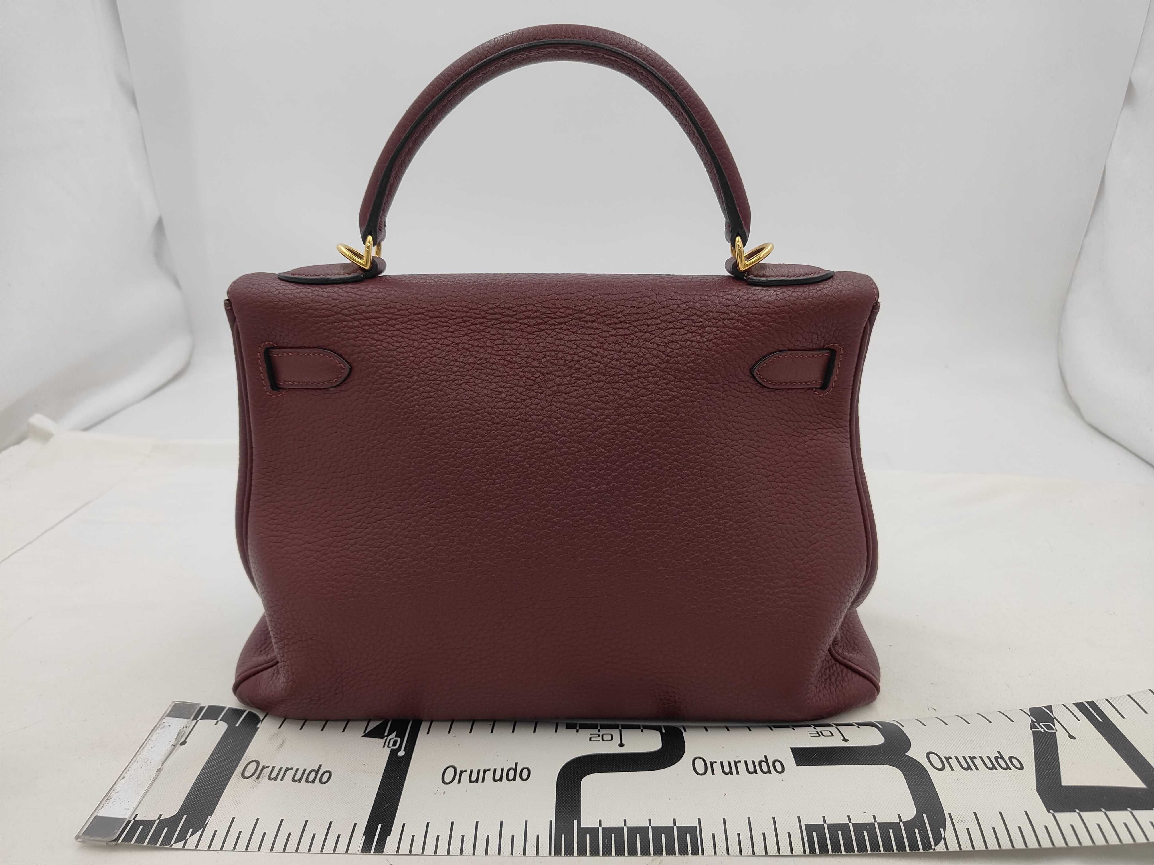 Kelly 32 Retourne Togo Rouge H Gold Hardware I Handbag — view 2