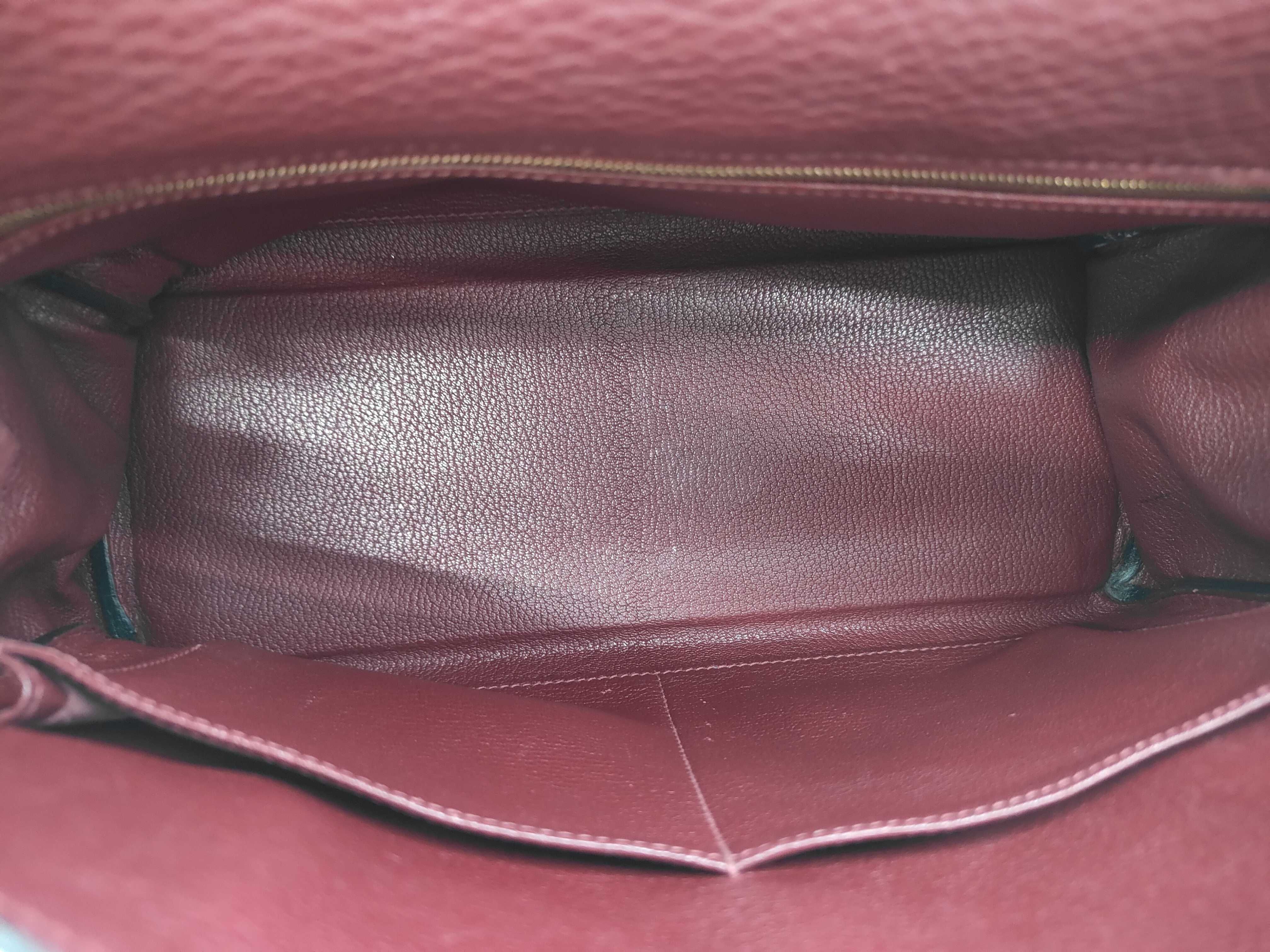 Kelly 32 Retourne Togo Rouge H Gold Hardware I Handbag — view 7