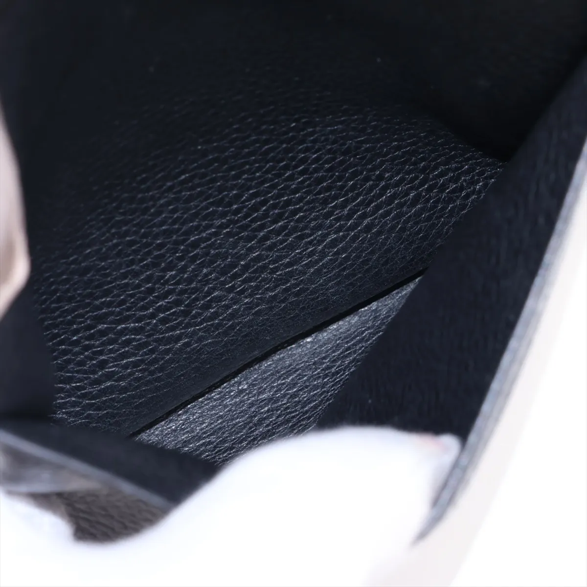 [Individually packaged] Hermes Lindy 30 Taurillon Clemence Black x Etoupe Silver Hardware K: 2007 — view 11