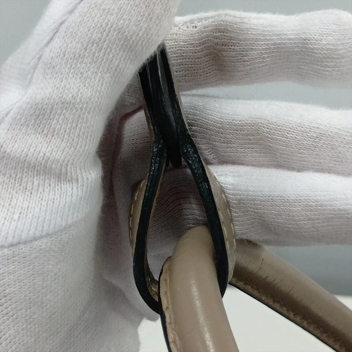 [Individually packaged] Hermes Lindy 30 Taurillon Clemence Black x Etoupe Silver Hardware K: 2007 — view 14