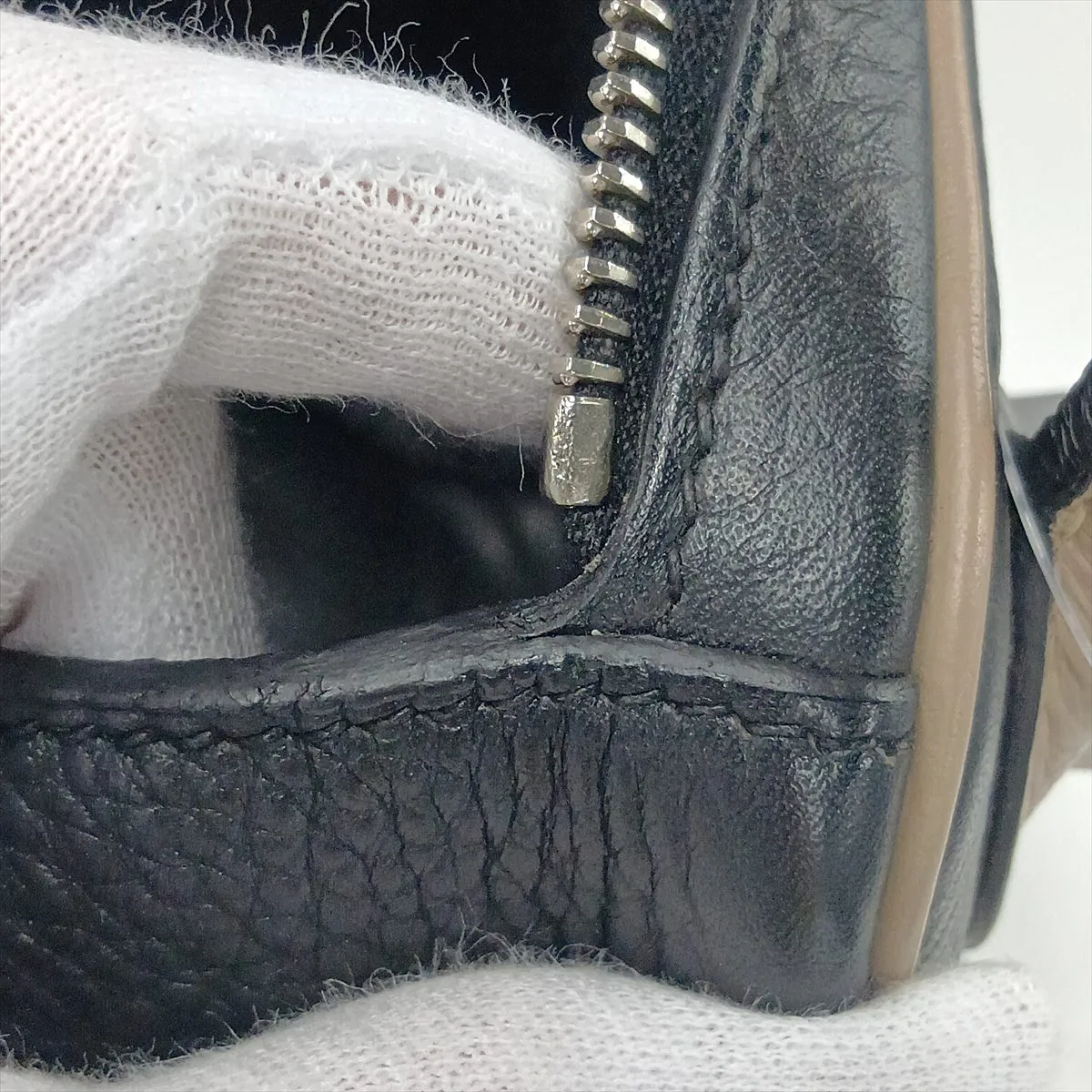 [Individually packaged] Hermes Lindy 30 Taurillon Clemence Black x Etoupe Silver Hardware K: 2007 — view 15