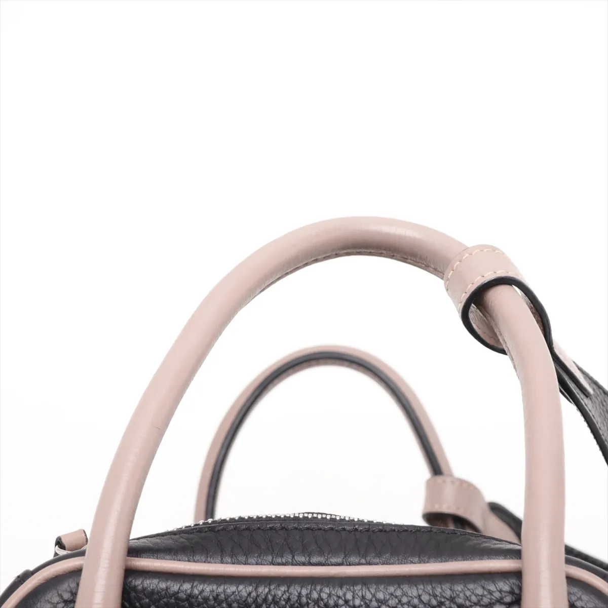 [Individually packaged] Hermes Lindy 30 Taurillon Clemence Black x Etoupe Silver Hardware K: 2007 — view 5