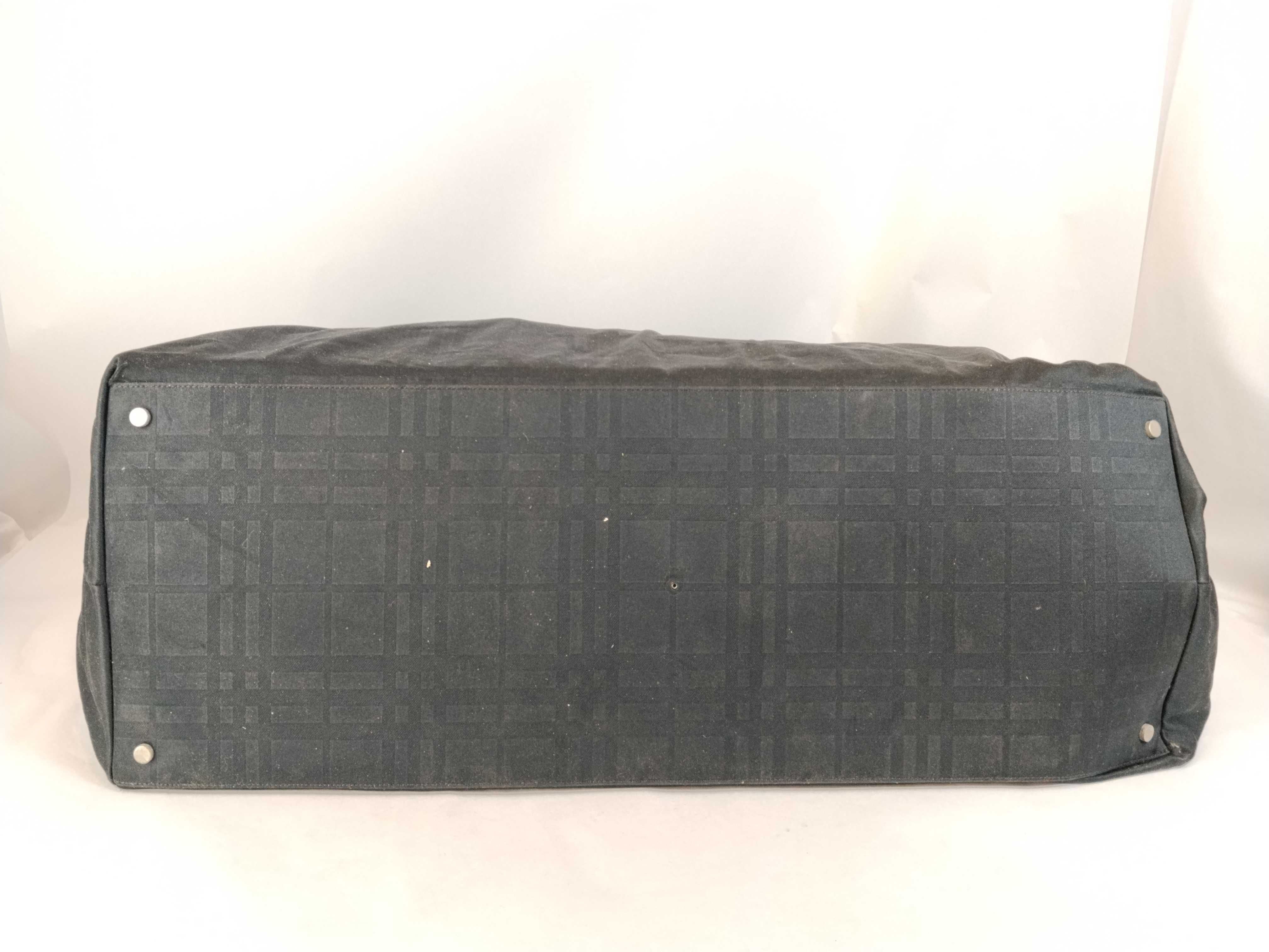 Black Check Boston Bag — view 8