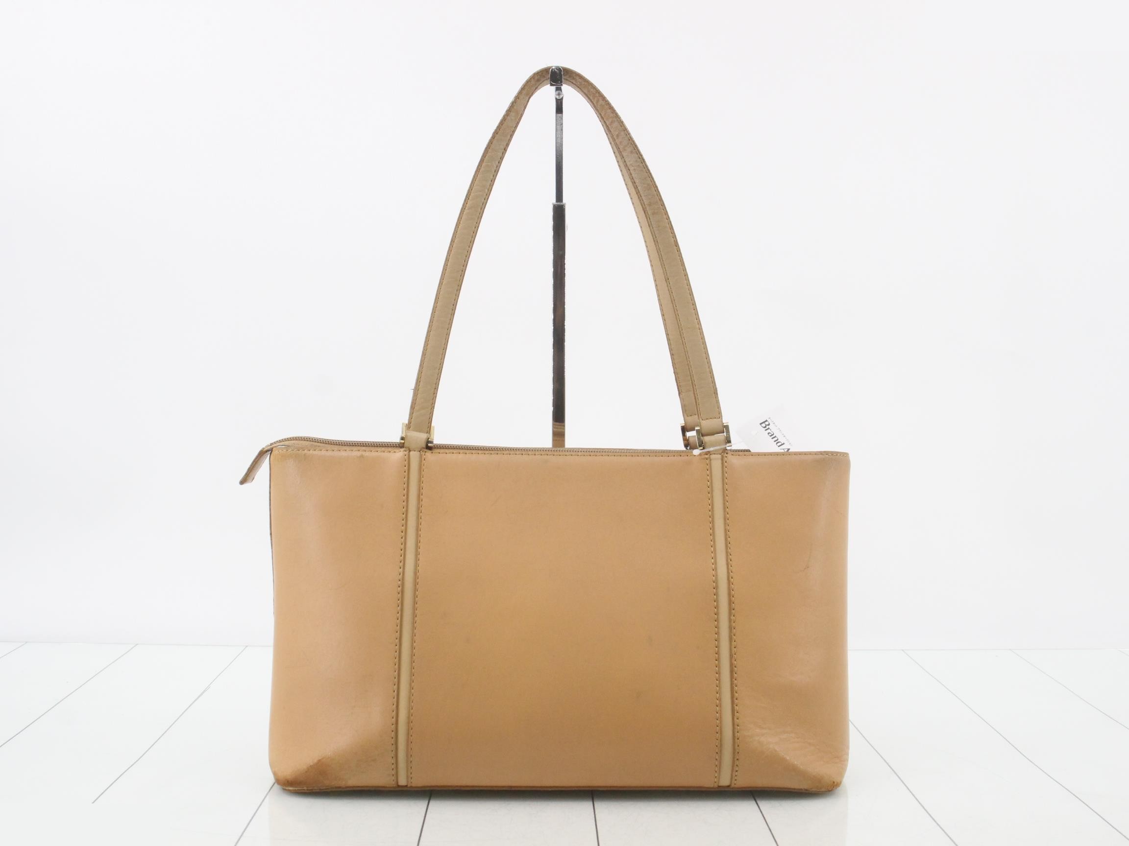 leather tote bag — view 2