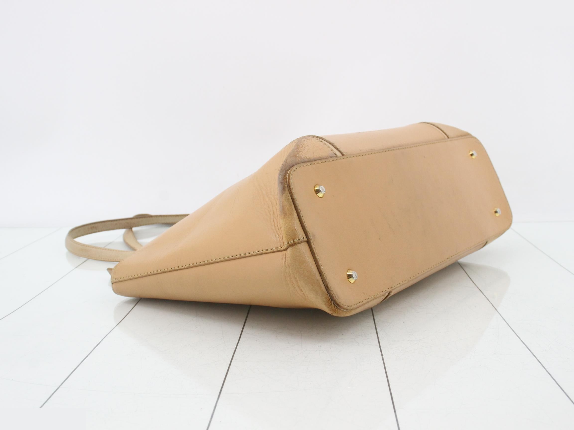 leather tote bag — view 5