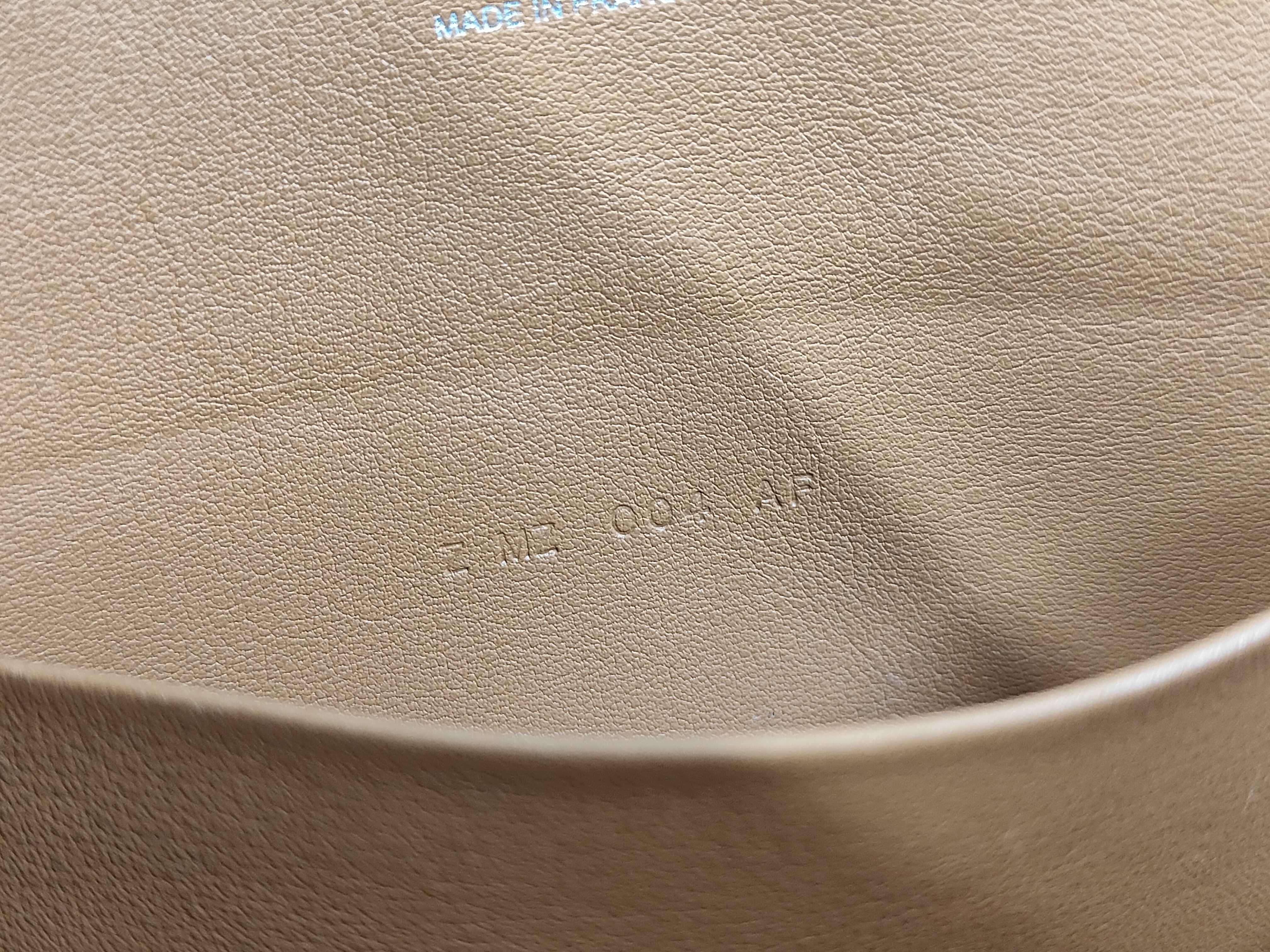 Carre Pocket Long Pouch, Leather, Camel, Z Stamp — view 8