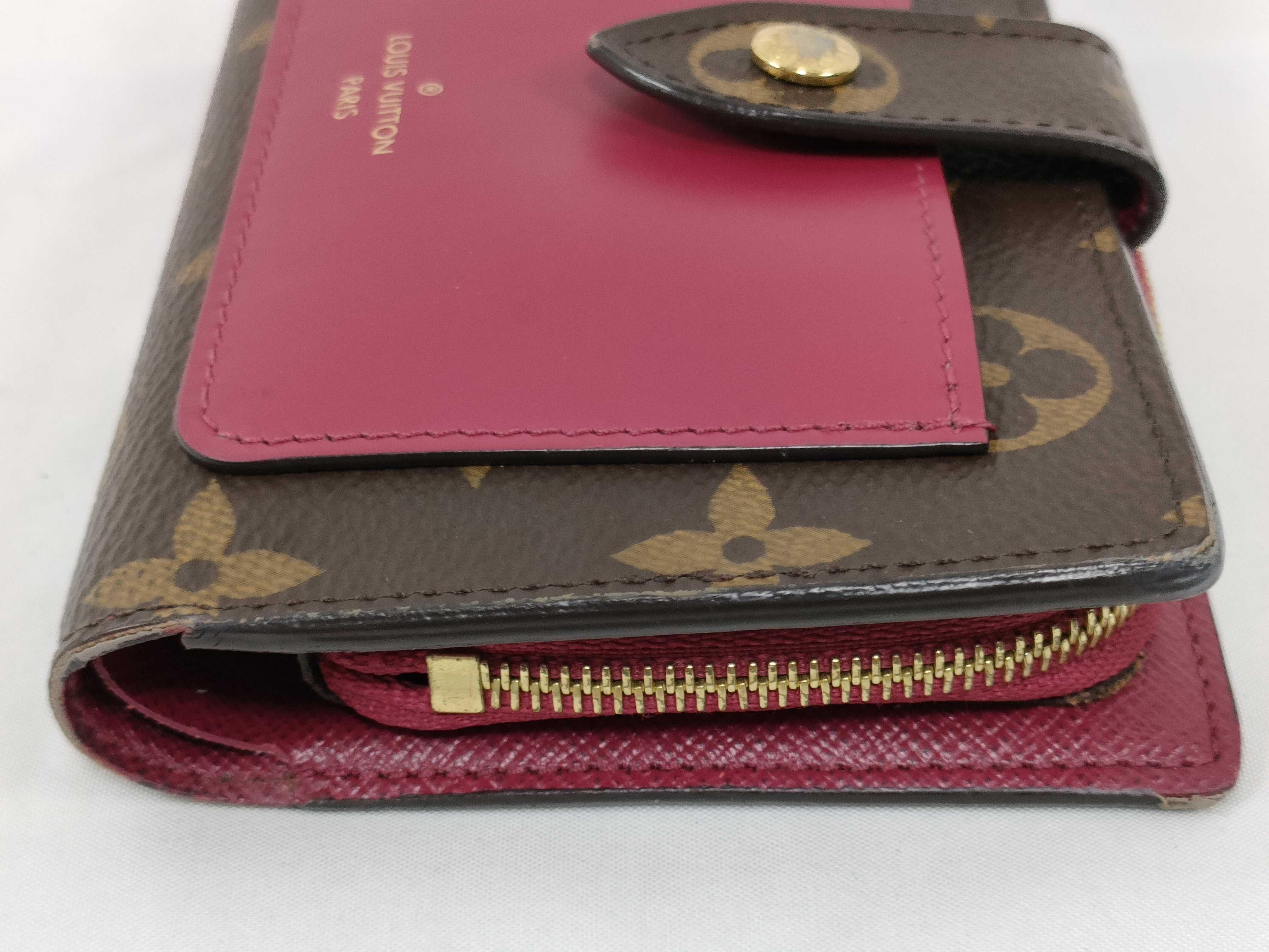 Monogram Louis Vuitton Monogram Portefeuille Juliette Fuchsia M69433 SP3220 Wallet — view 5