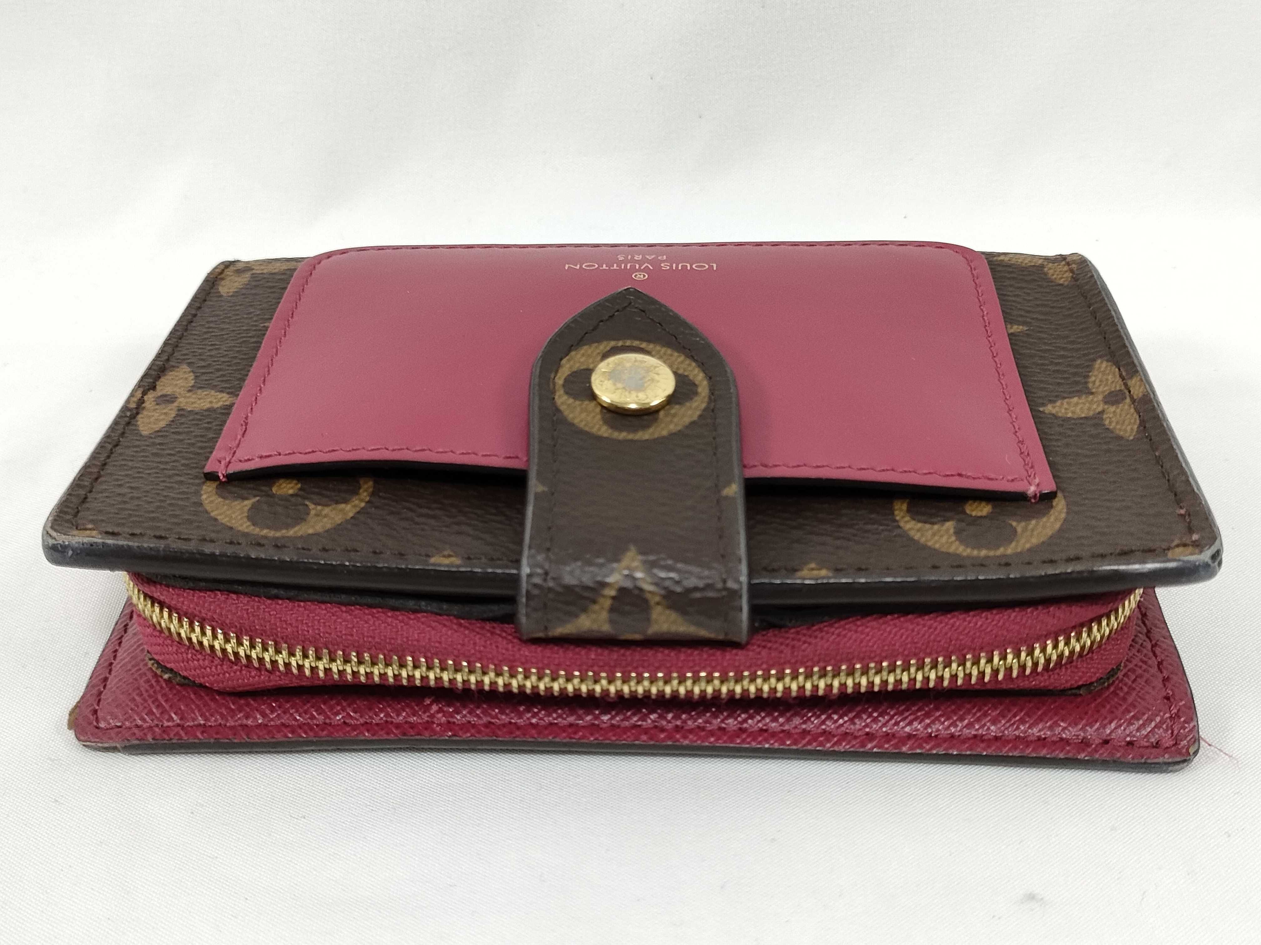 Monogram Louis Vuitton Monogram Portefeuille Juliette Fuchsia M69433 SP3220 Wallet — view 6