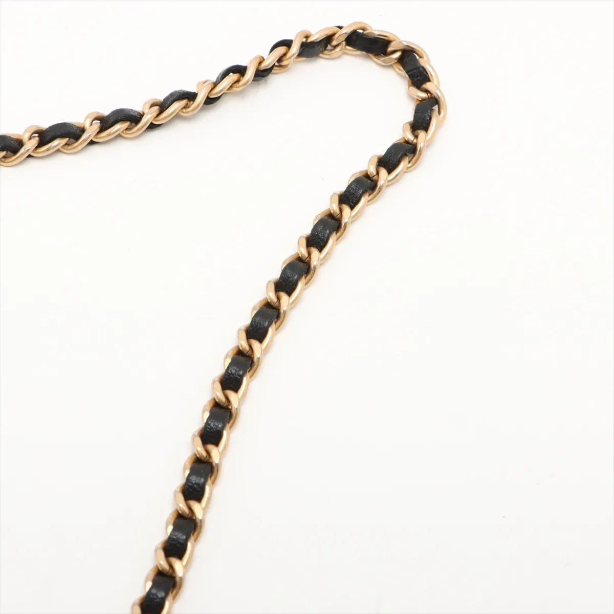 Matelasse Lambskin Chain Shoulder Bag Vanity Black Gold Hardware 31588672 31s — view 9