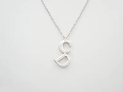 Other line: Precious metals, necklaces, pendants, neck circumference approximately 47cm.