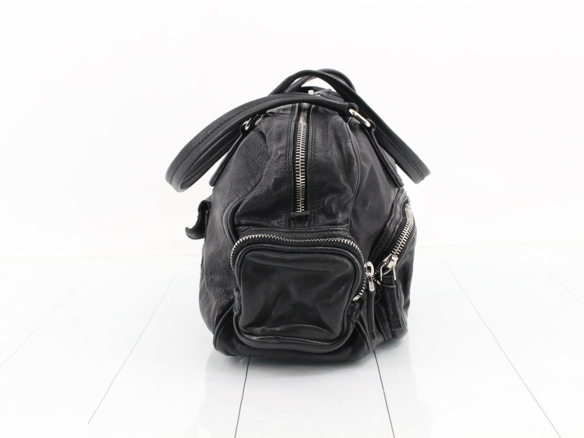 Washed leather handbag — view 4
