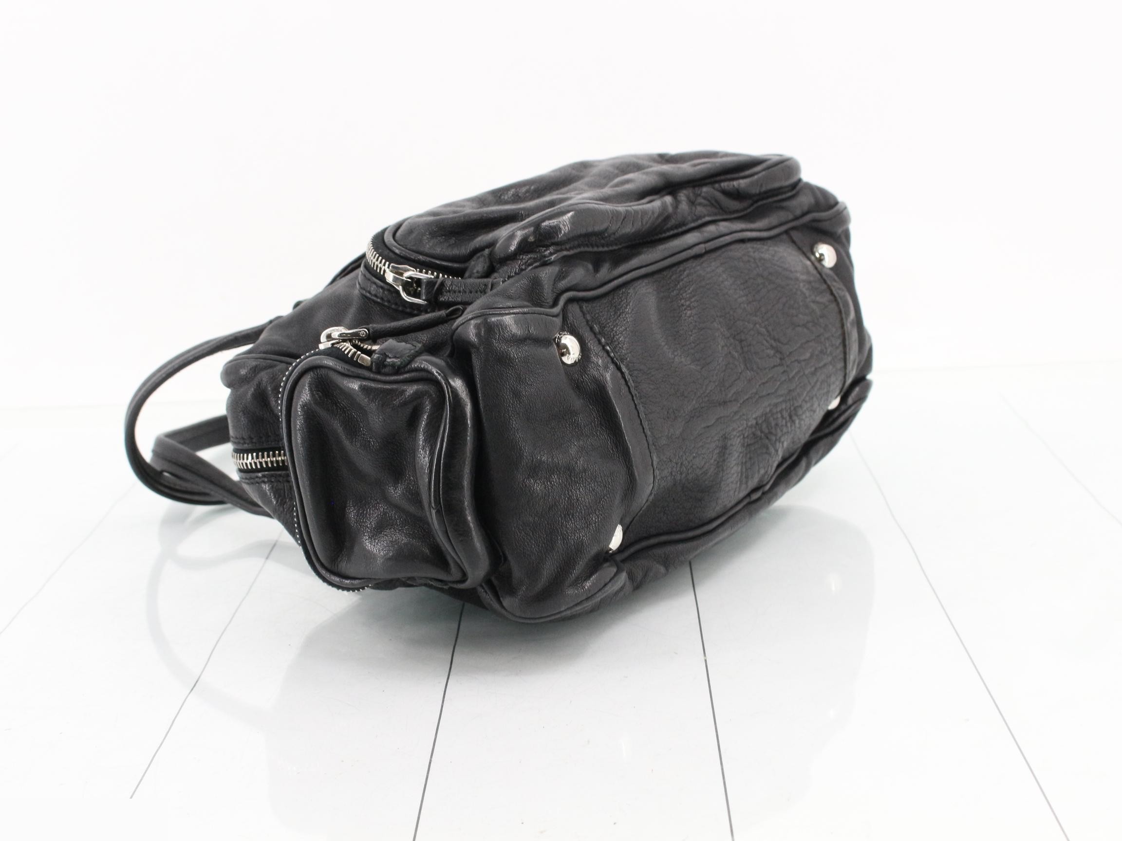 Washed leather handbag — view 5