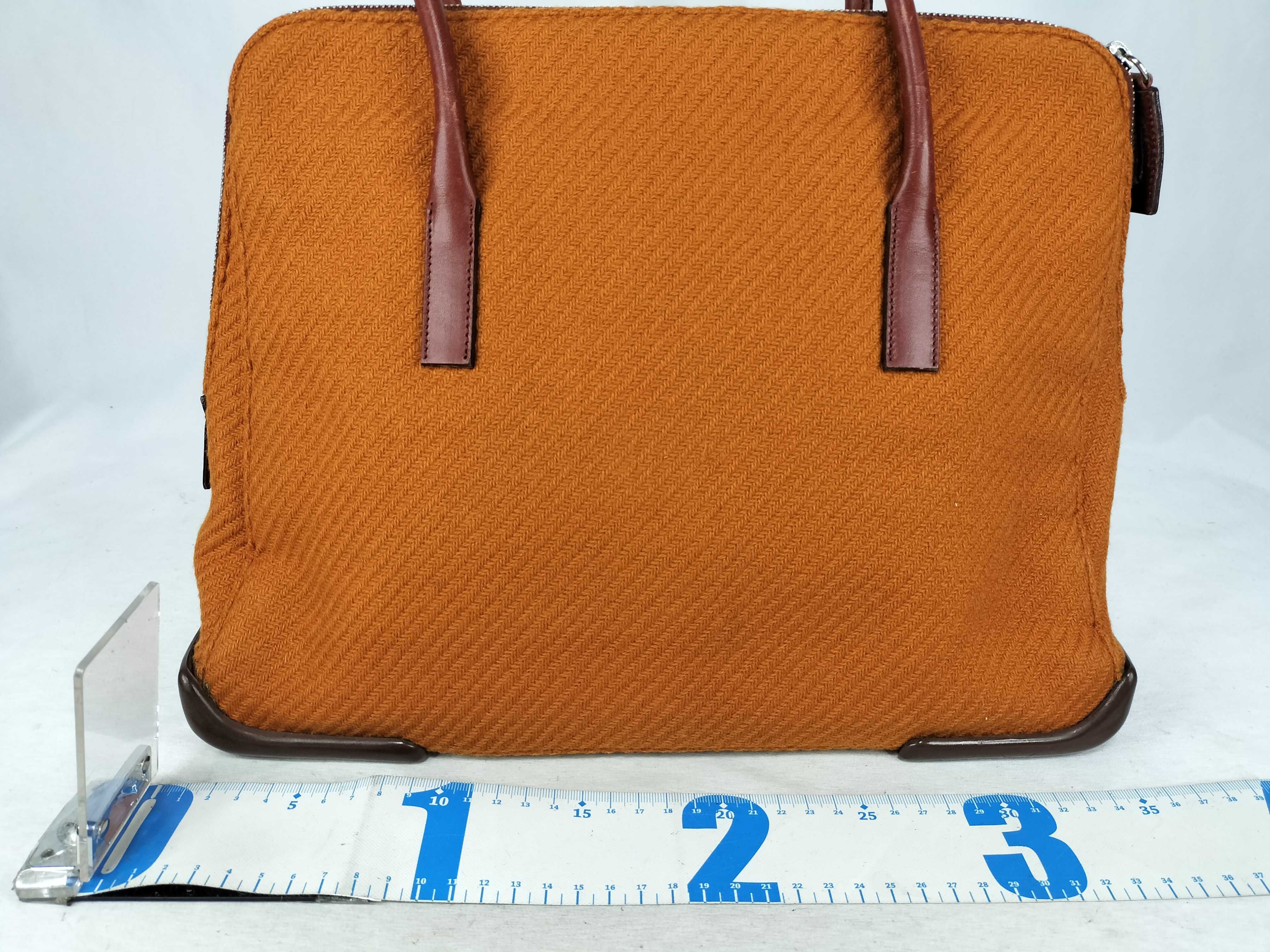 Vintage Cotton Handbag with White Tag, Size 31, Tote Bag — view 2