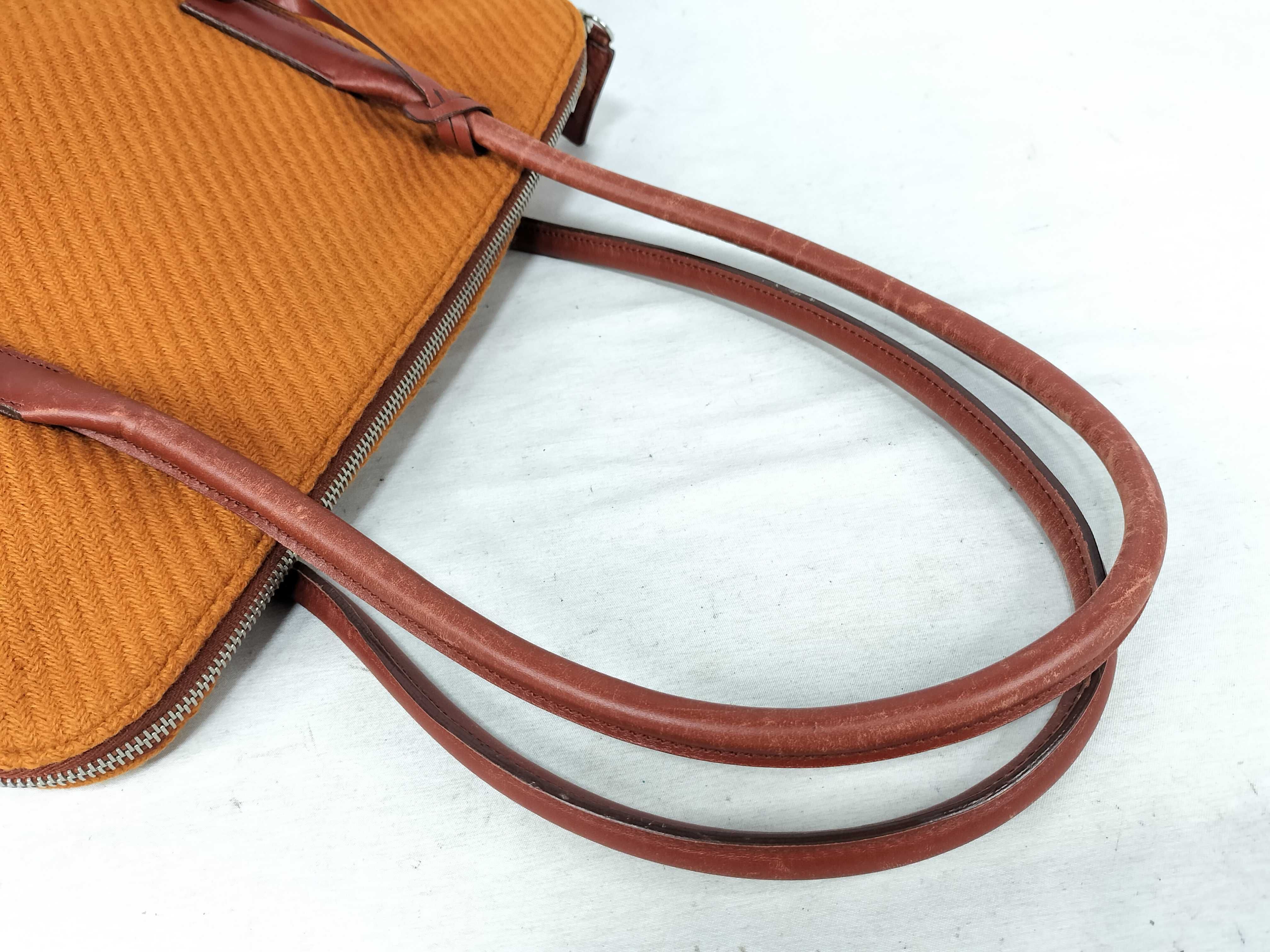 Vintage Cotton Handbag with White Tag, Size 31, Tote Bag — view 3
