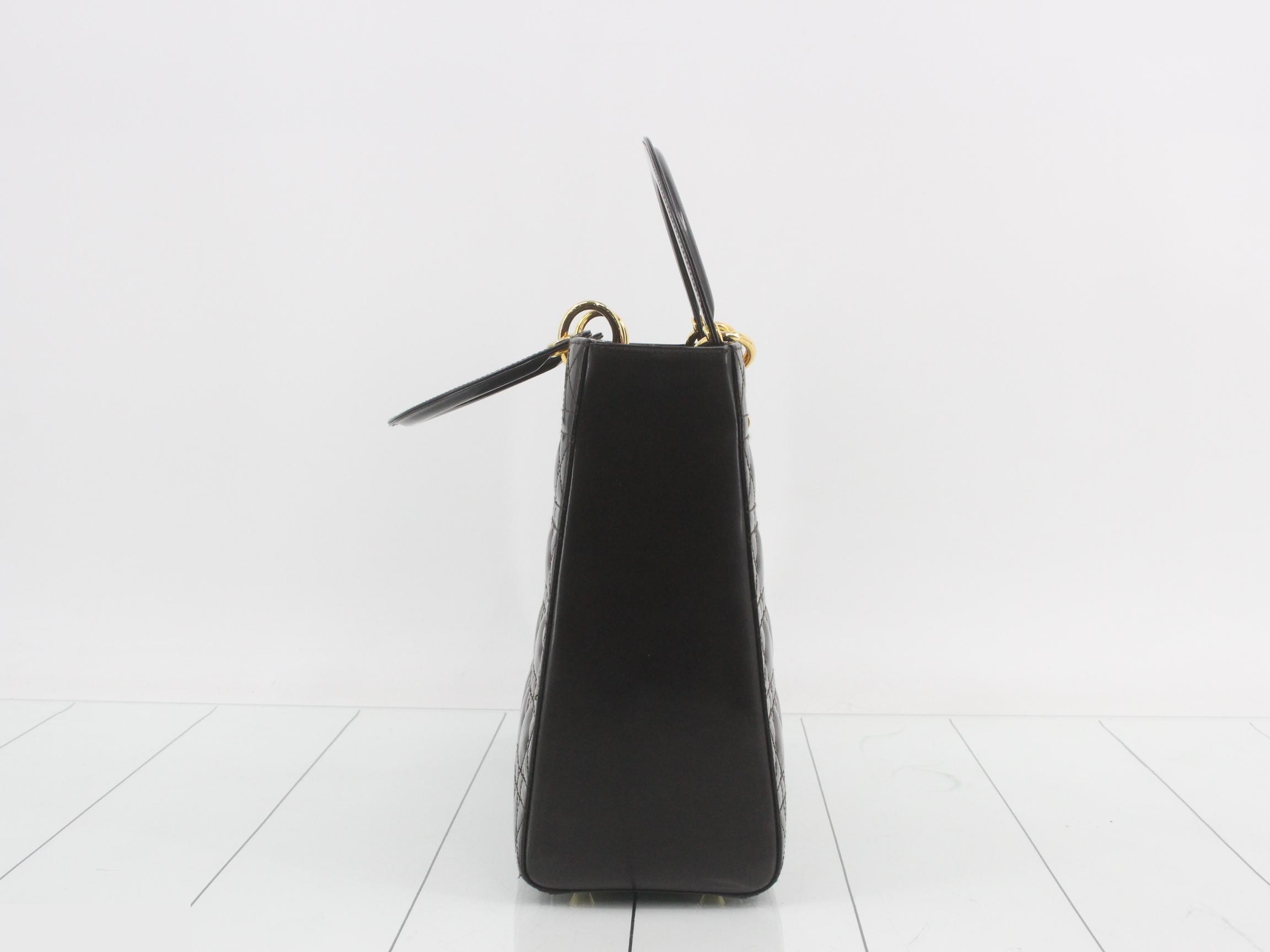 Lady Dior Enamel Card Case with Strap — view 4