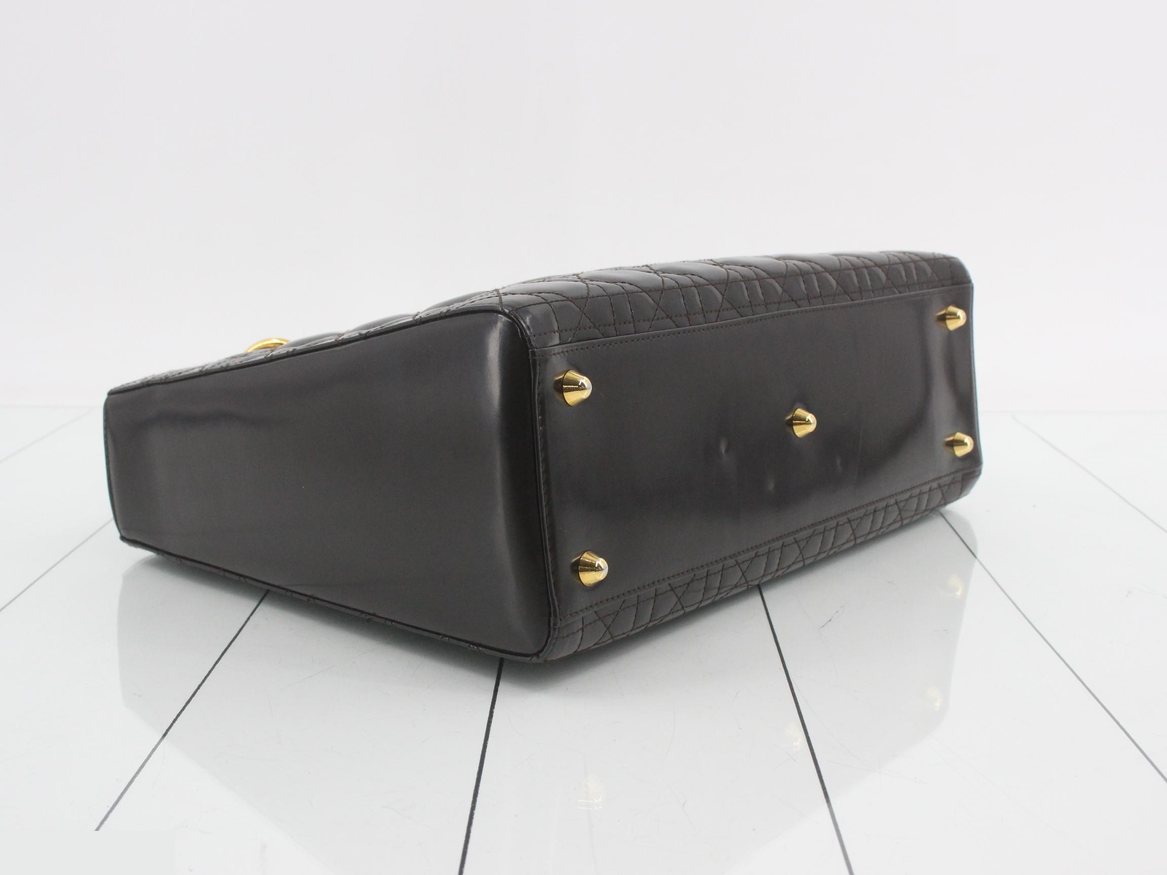 Lady Dior Enamel Card Case with Strap — view 5