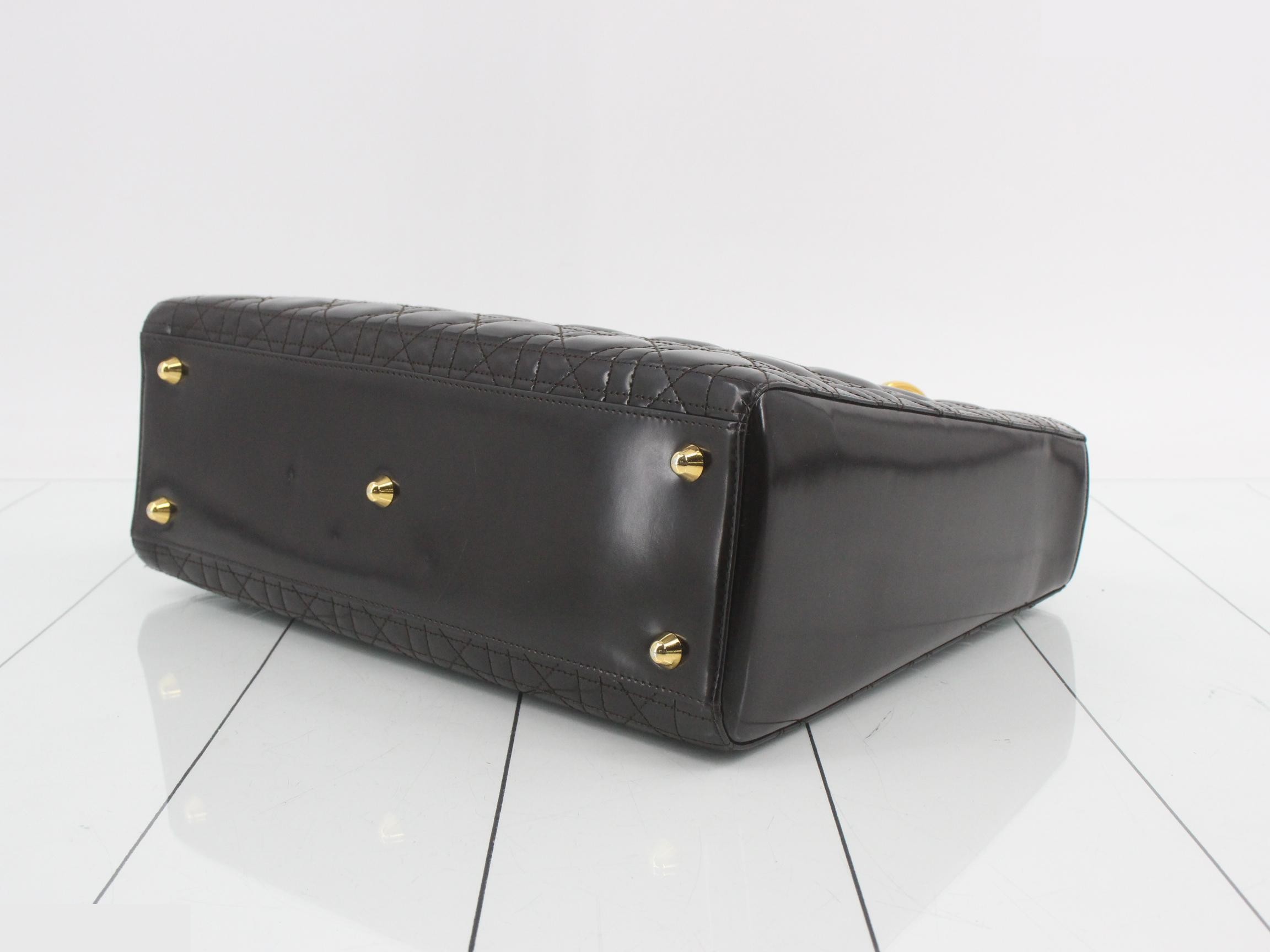 Lady Dior Enamel Card Case with Strap — view 6