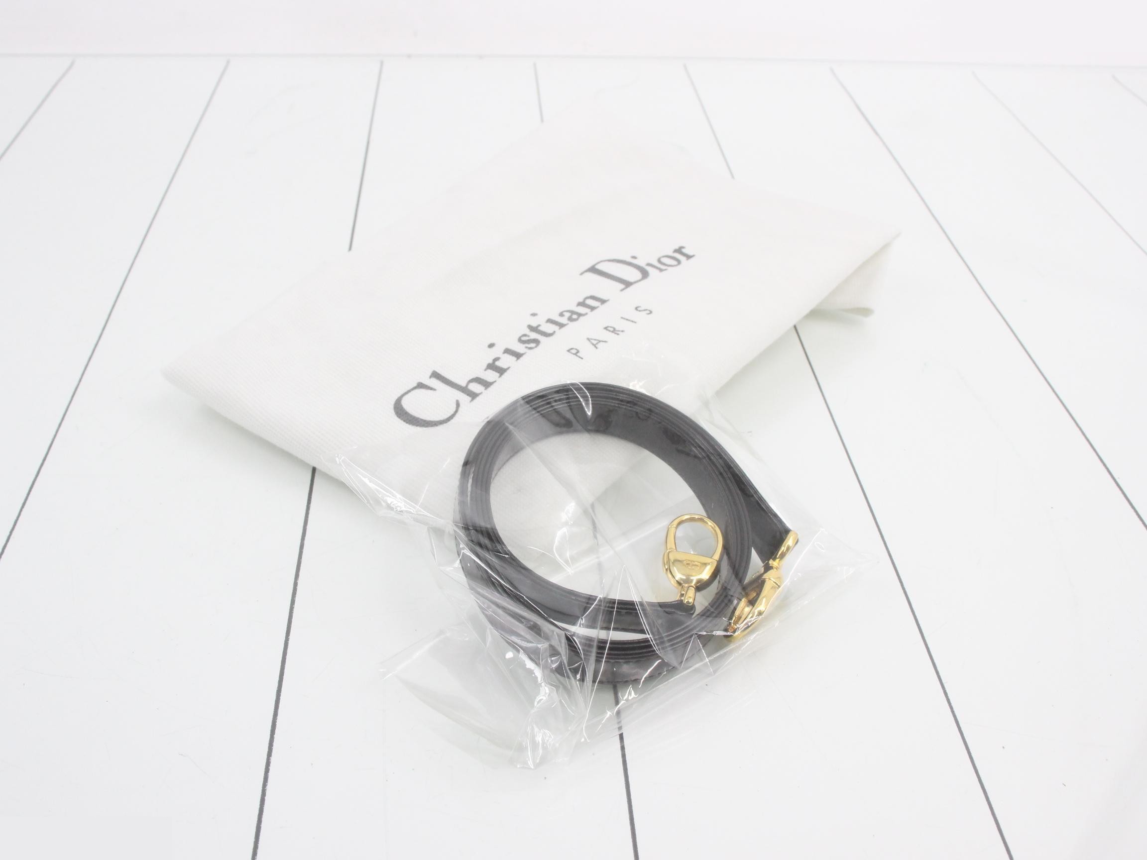 Lady Dior Enamel Card Case with Strap — view 7