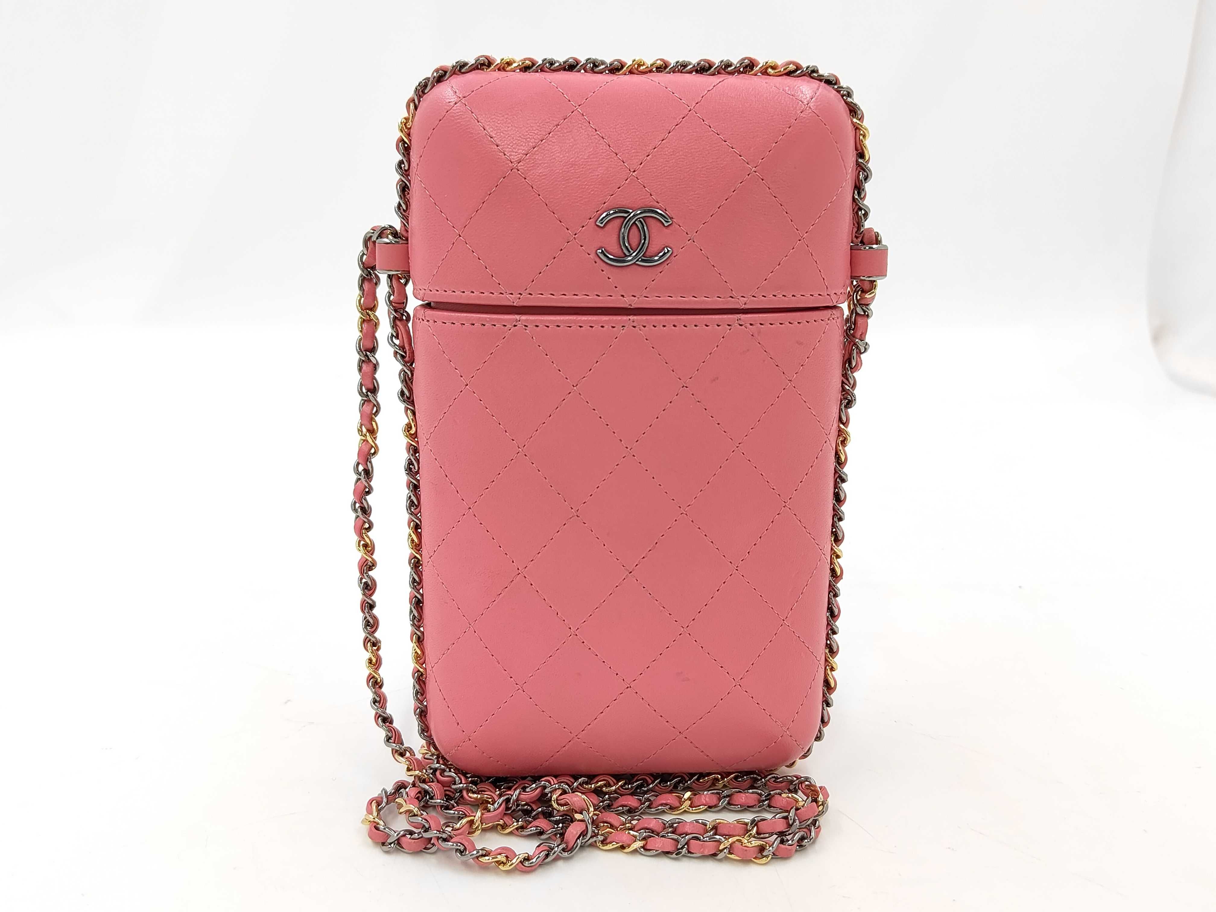 Coco Mark Phone Case Pink Shoulder Bag
