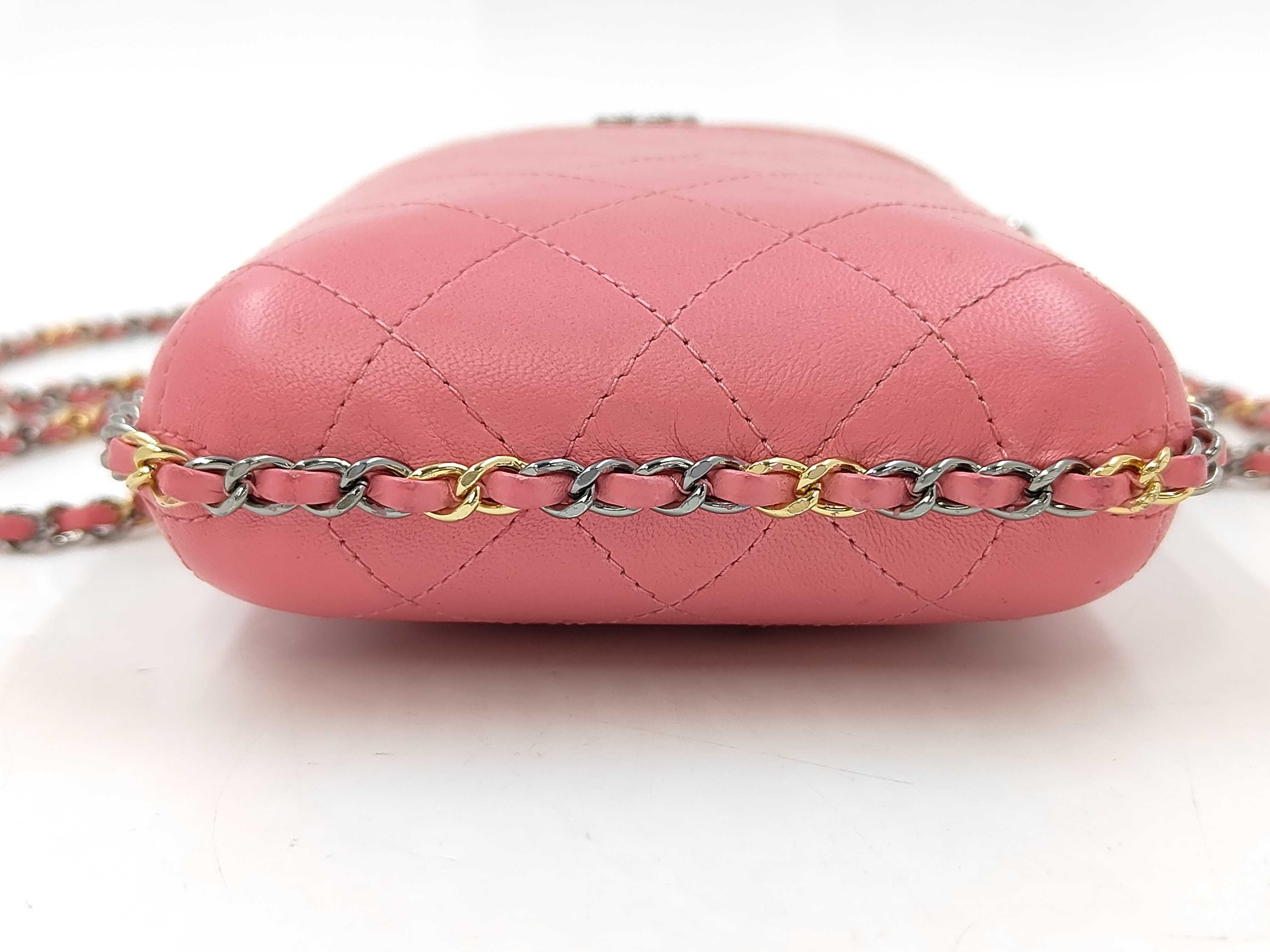 Coco Mark Phone Case Pink Shoulder Bag — view 7