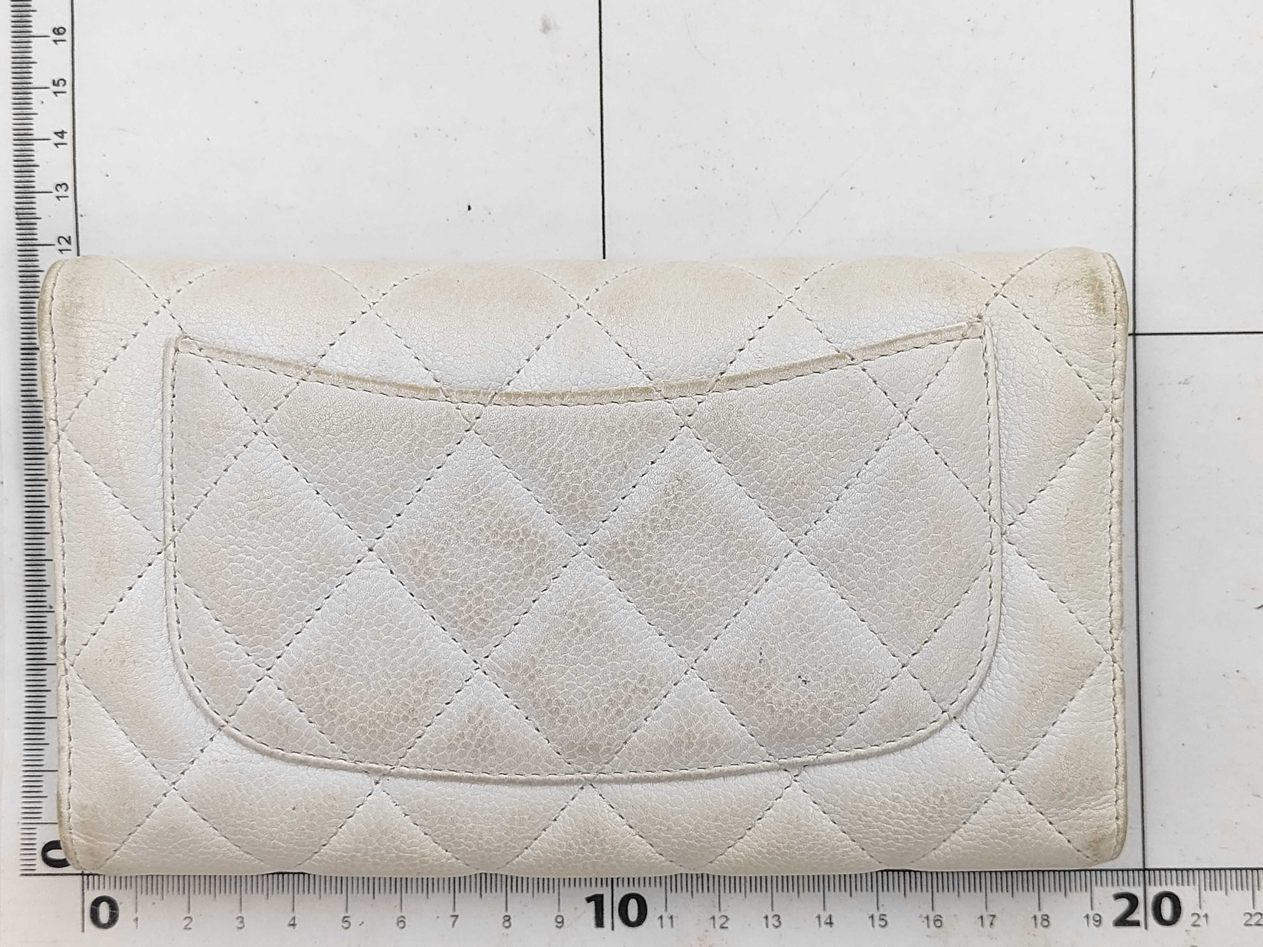 SLG CAVIAR SKIN LONG WALLET TRIFOLD WHITE NO.12 W/CARD 12879912 Wallet — view 10