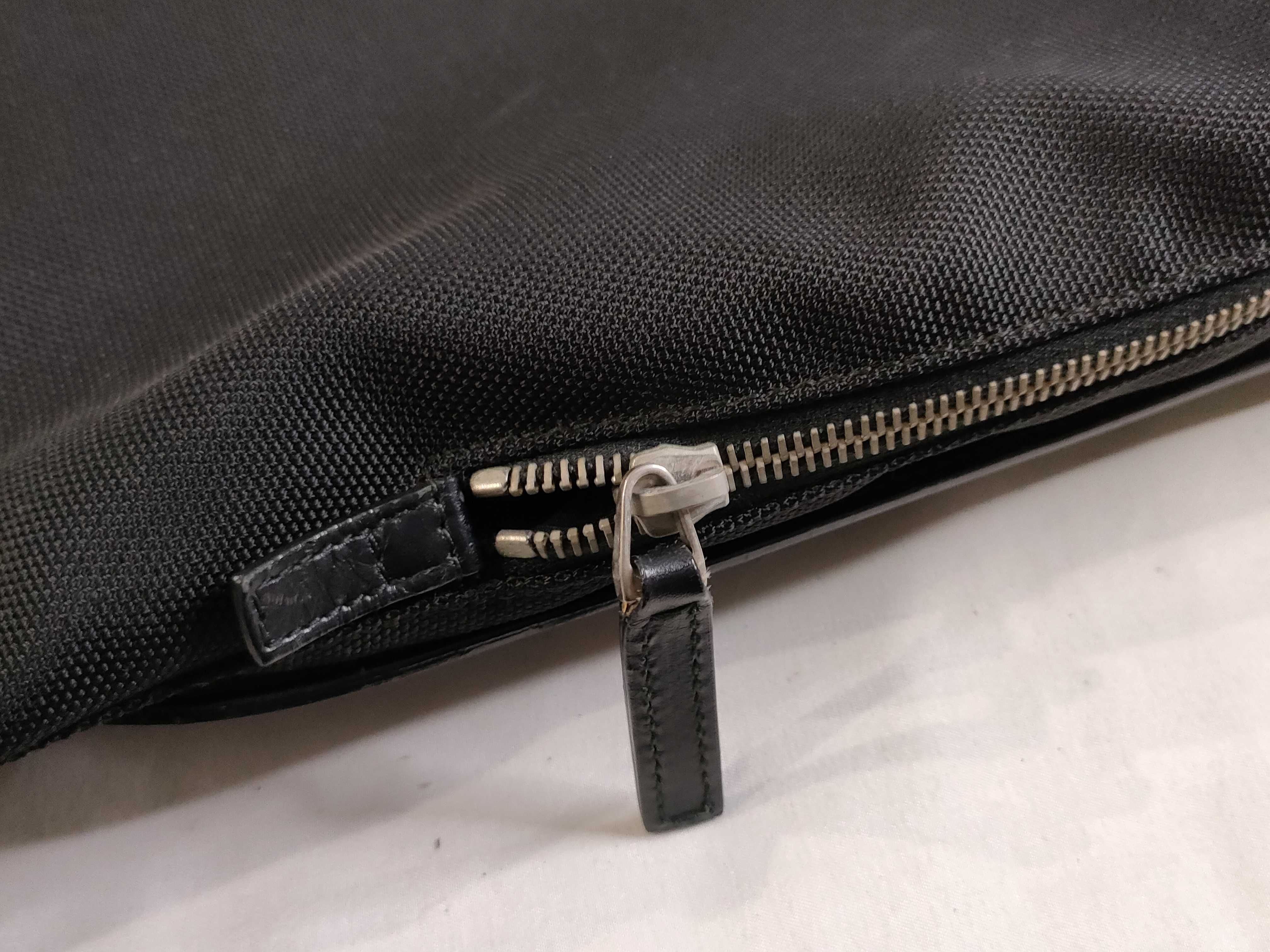 Sherry Line Techno Canvas Shoulder Bag Black 337074 Backpack — view 13