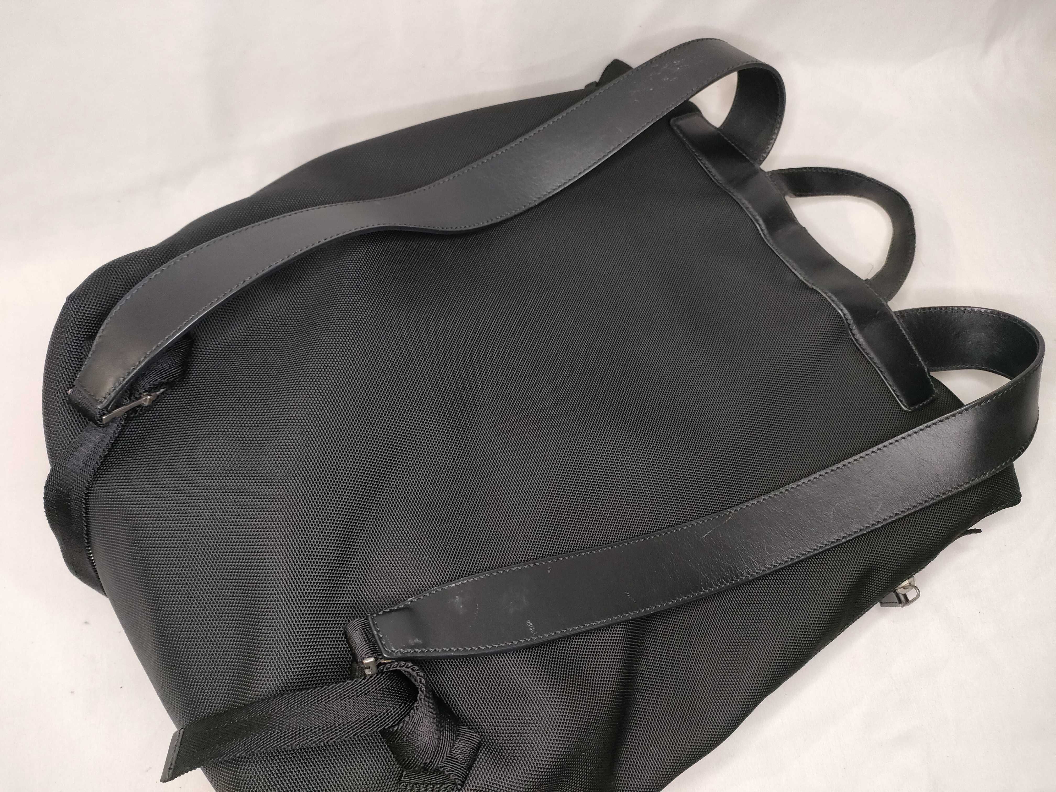 Sherry Line Techno Canvas Shoulder Bag Black 337074 Backpack — view 3