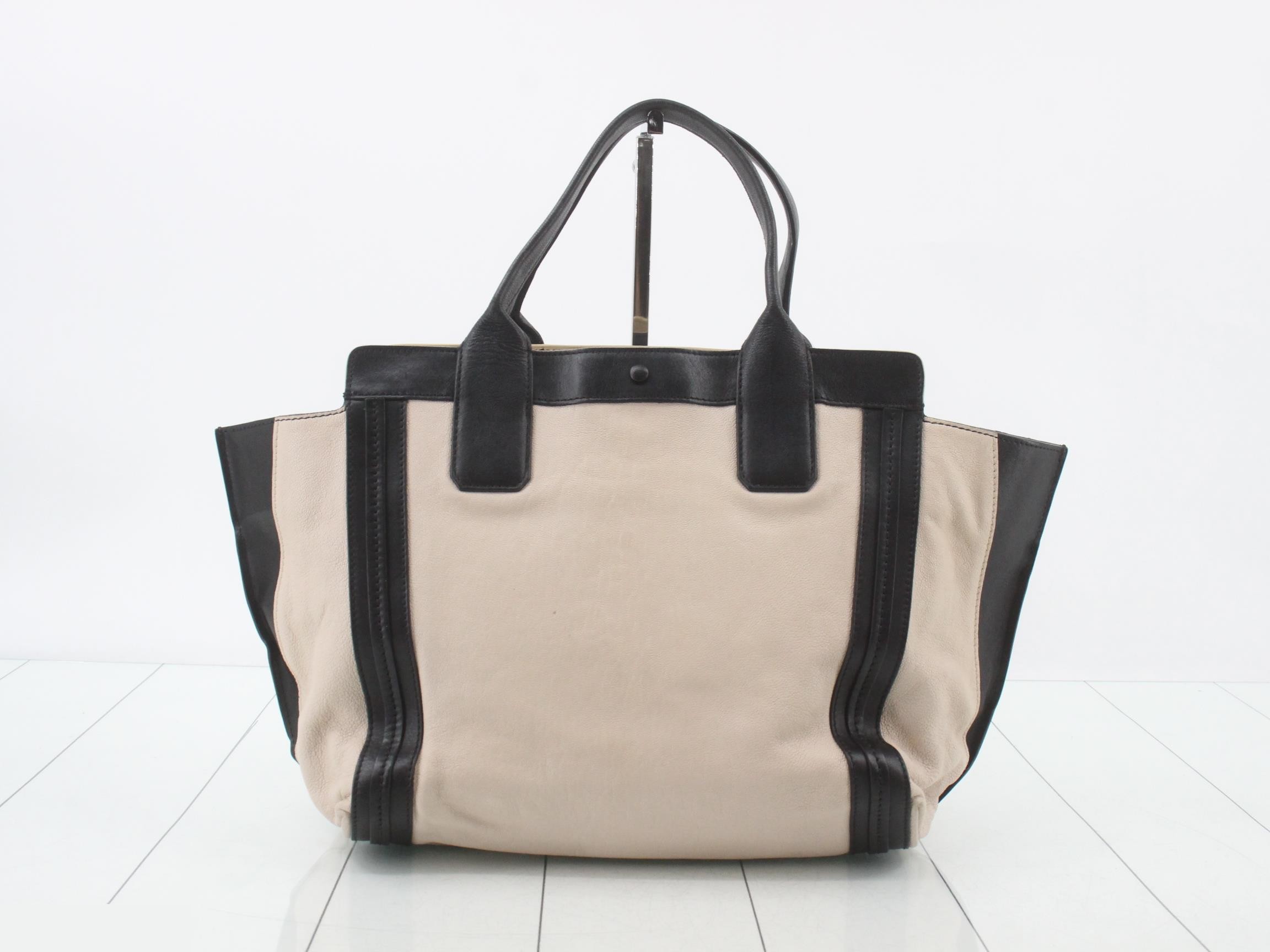 Alison Tote Bag, Beige x Black, Card/Seal — view 2