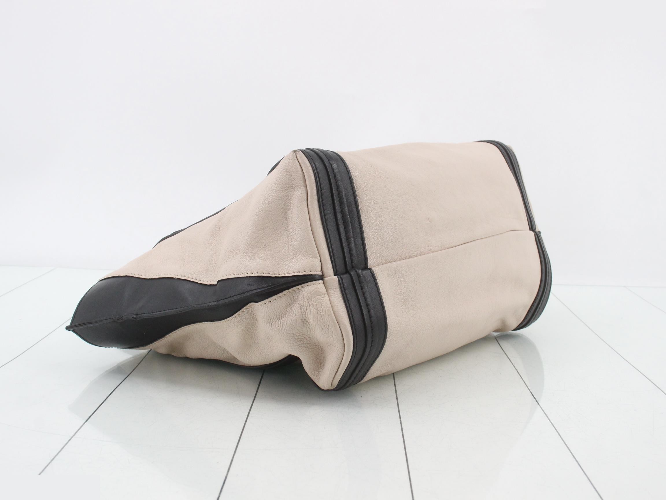 Alison Tote Bag, Beige x Black, Card/Seal — view 5