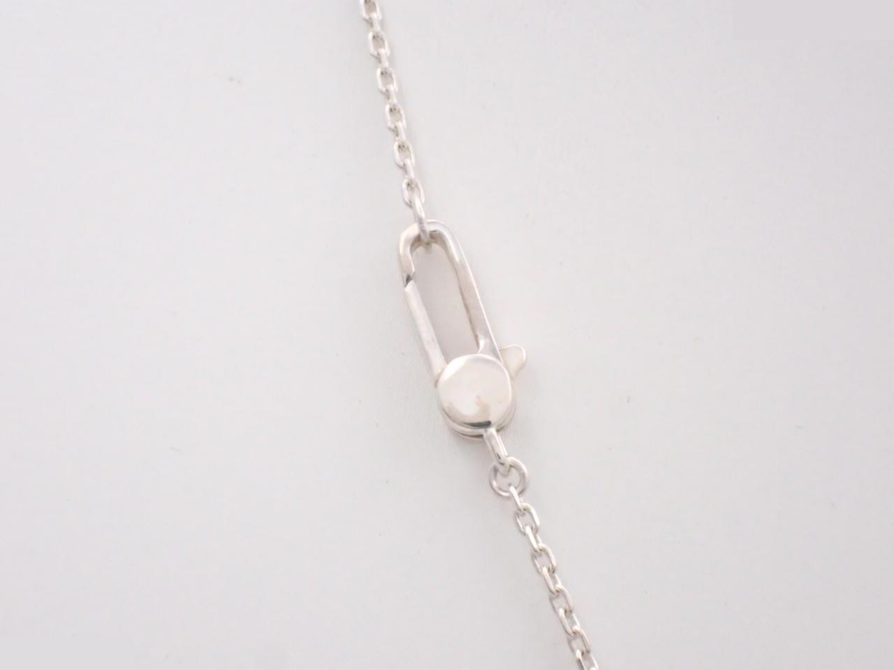 Cutout G Cross Necklace, 925 Sterling Silver, 11.4g, Chain approx. 46cm — view 2