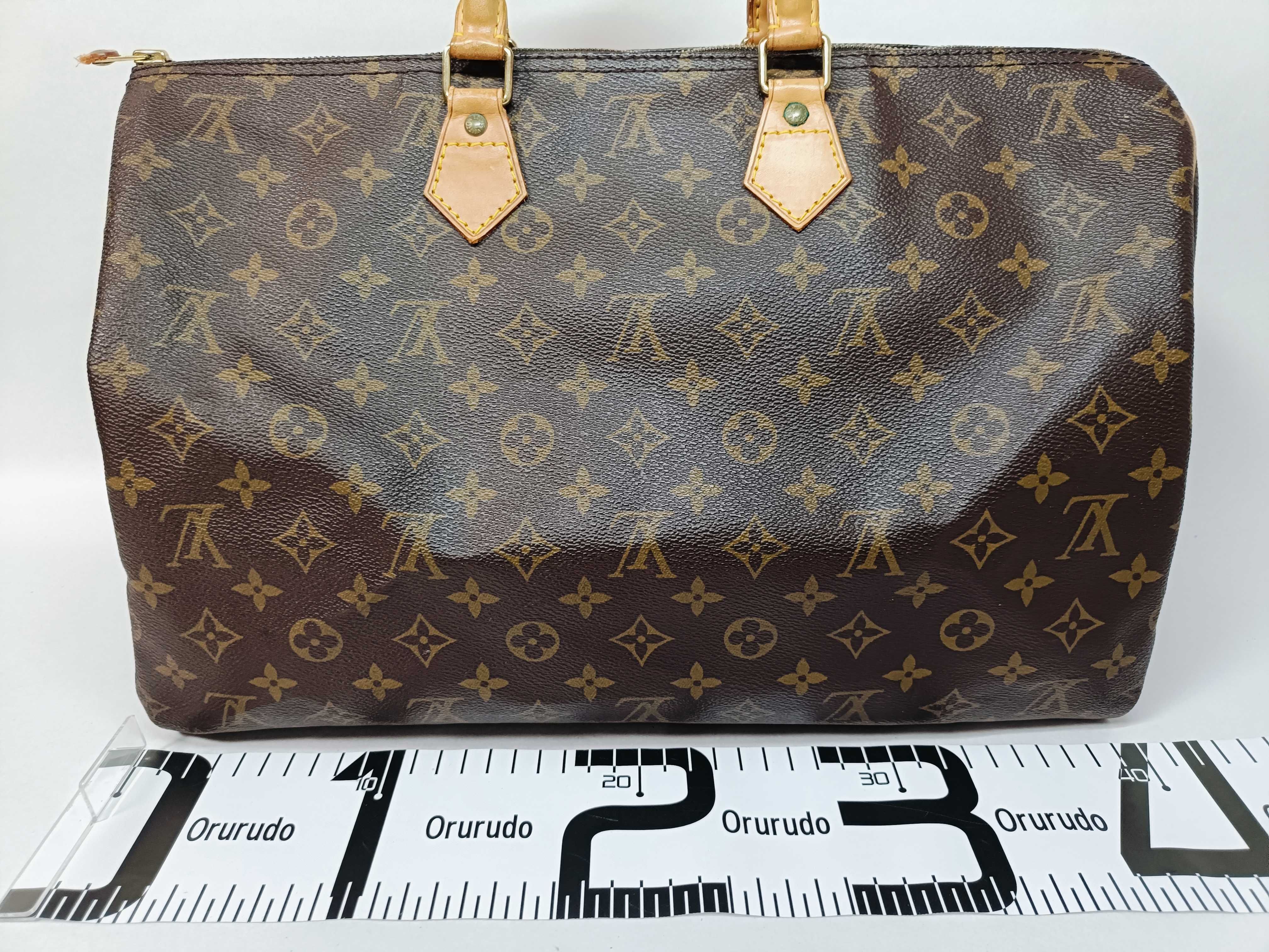 Monogram M41106 Speedy 40 Boston bag with broken zipper. — view 2