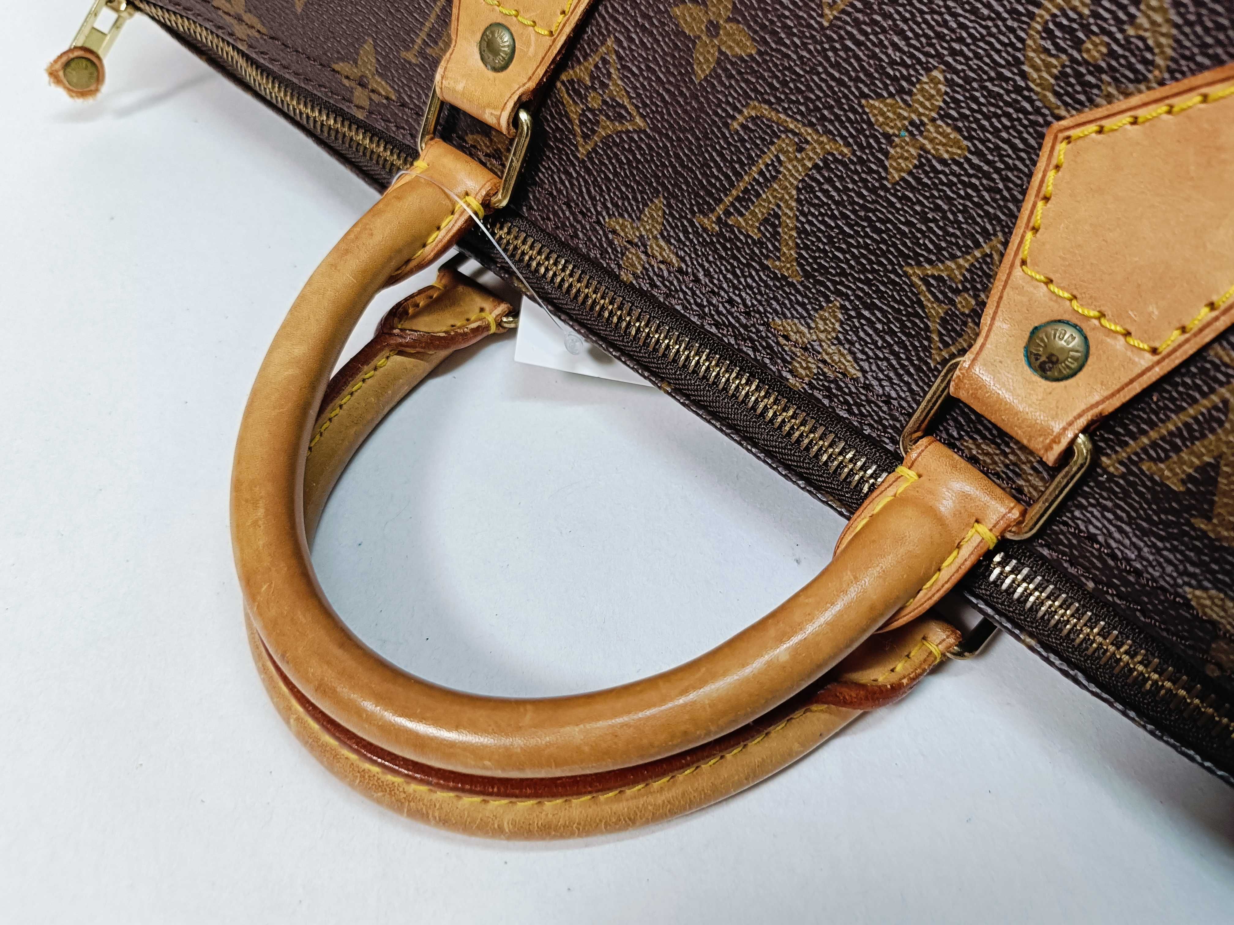 Monogram M41106 Speedy 40 Boston bag with broken zipper. — view 3