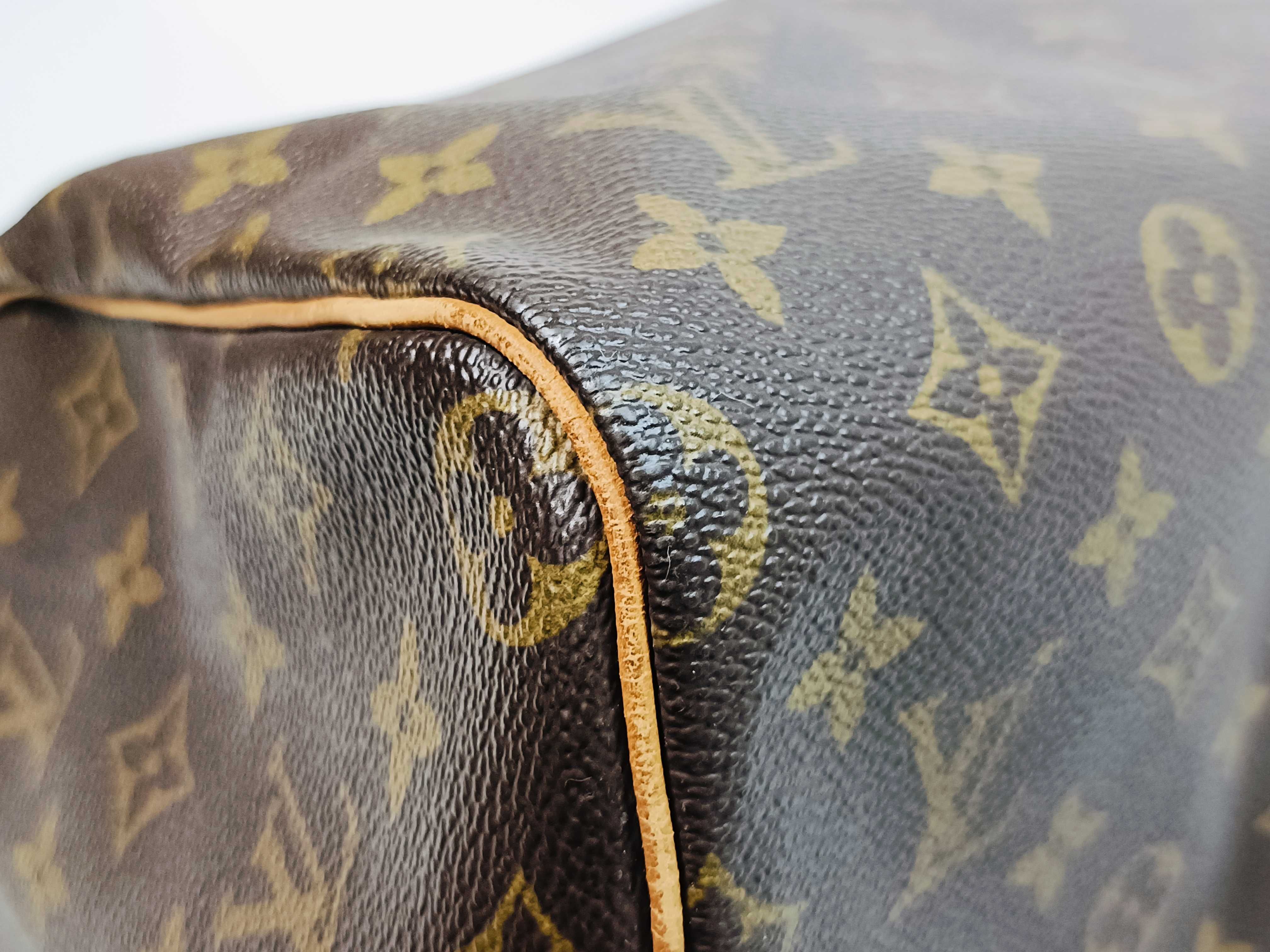 Monogram M41106 Speedy 40 Boston bag with broken zipper. — view 6